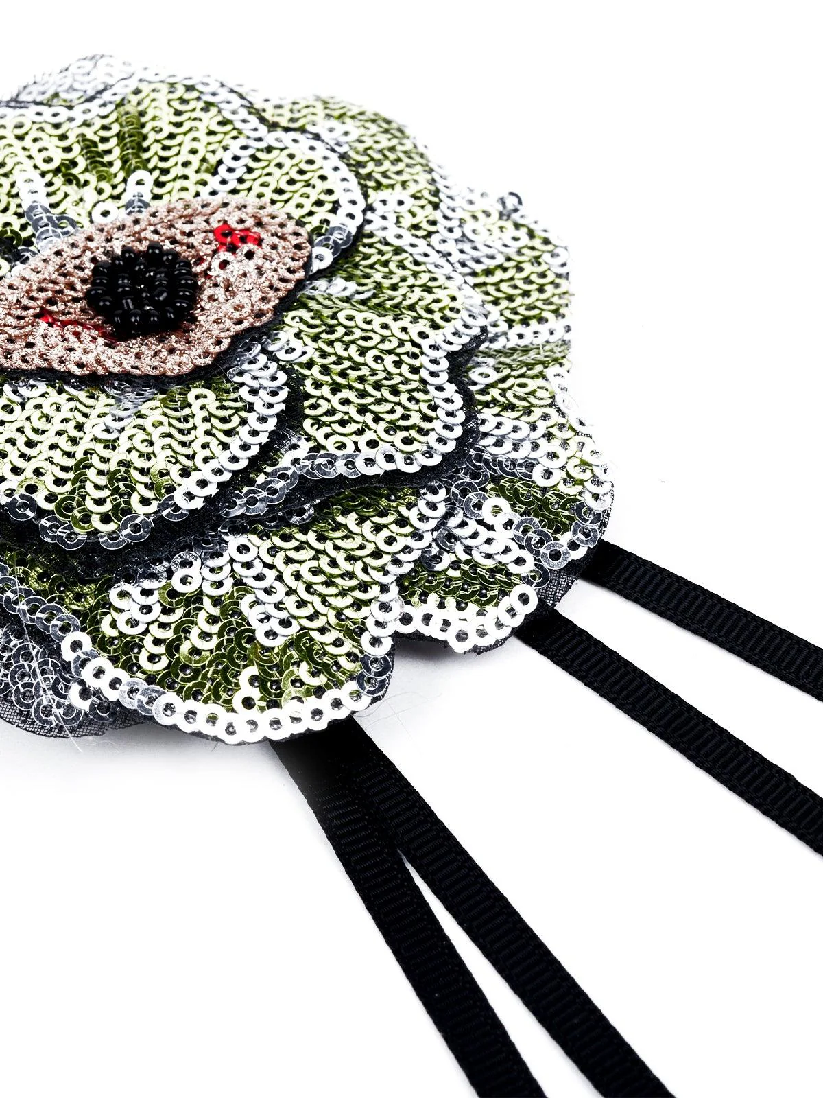 Odette Women Green Metal Brooch - Image 5