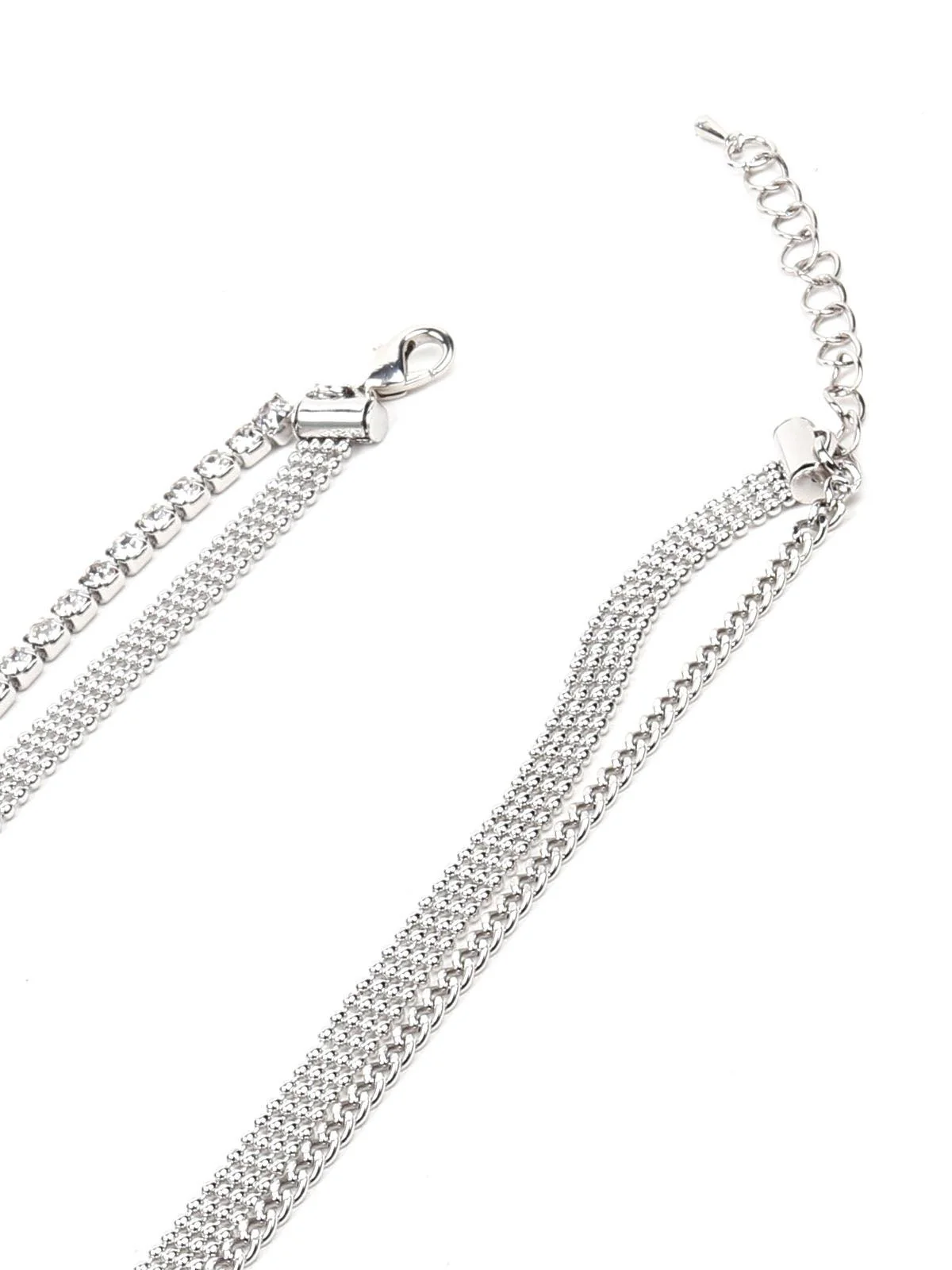 Odette Women Off-White Metal Necklace - Image 5