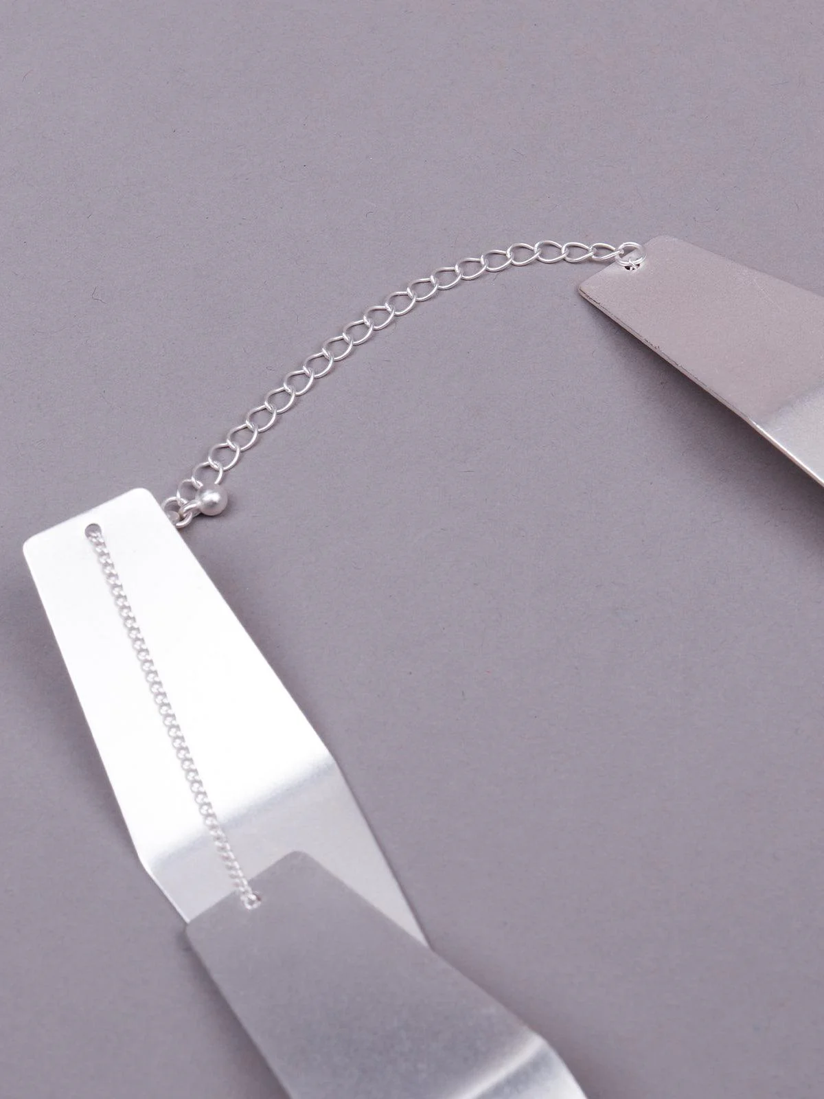 Odette Women Silver Metal Necklace - Image 6