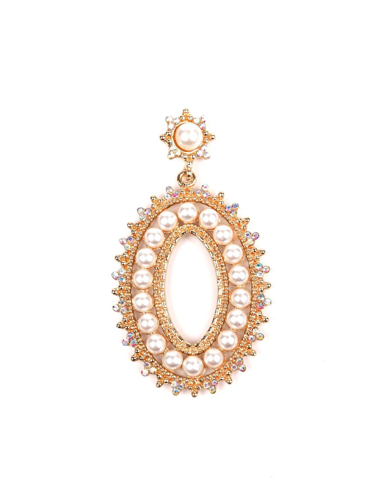 Odette Women Gold Metal Earrings - Image 4
