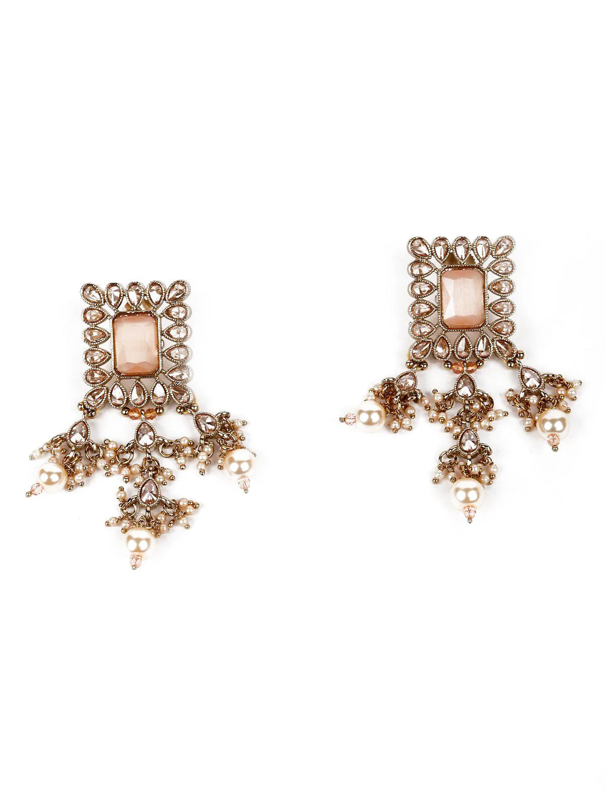 Odette Women Silver Pearls Necklace Set - Image 5