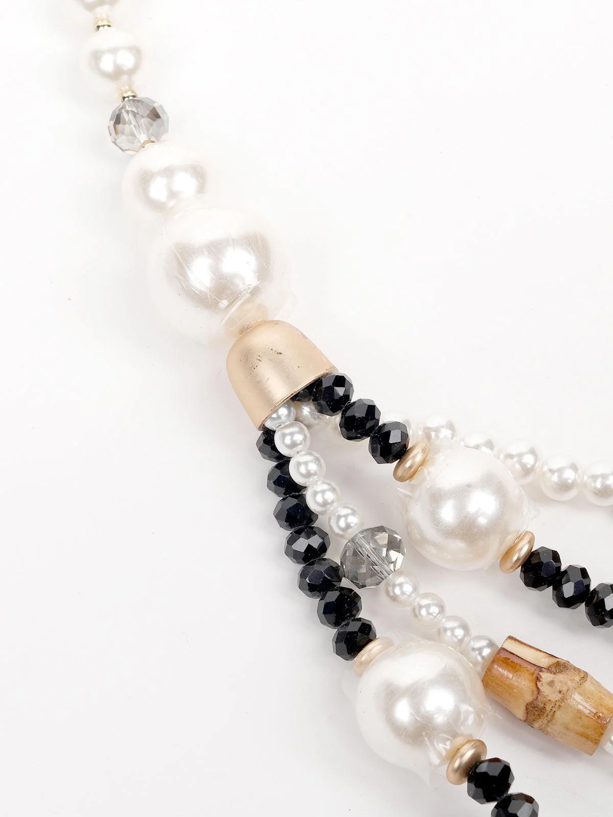 Odette Women Multicolour Metal Beaded Necklace - Image 5
