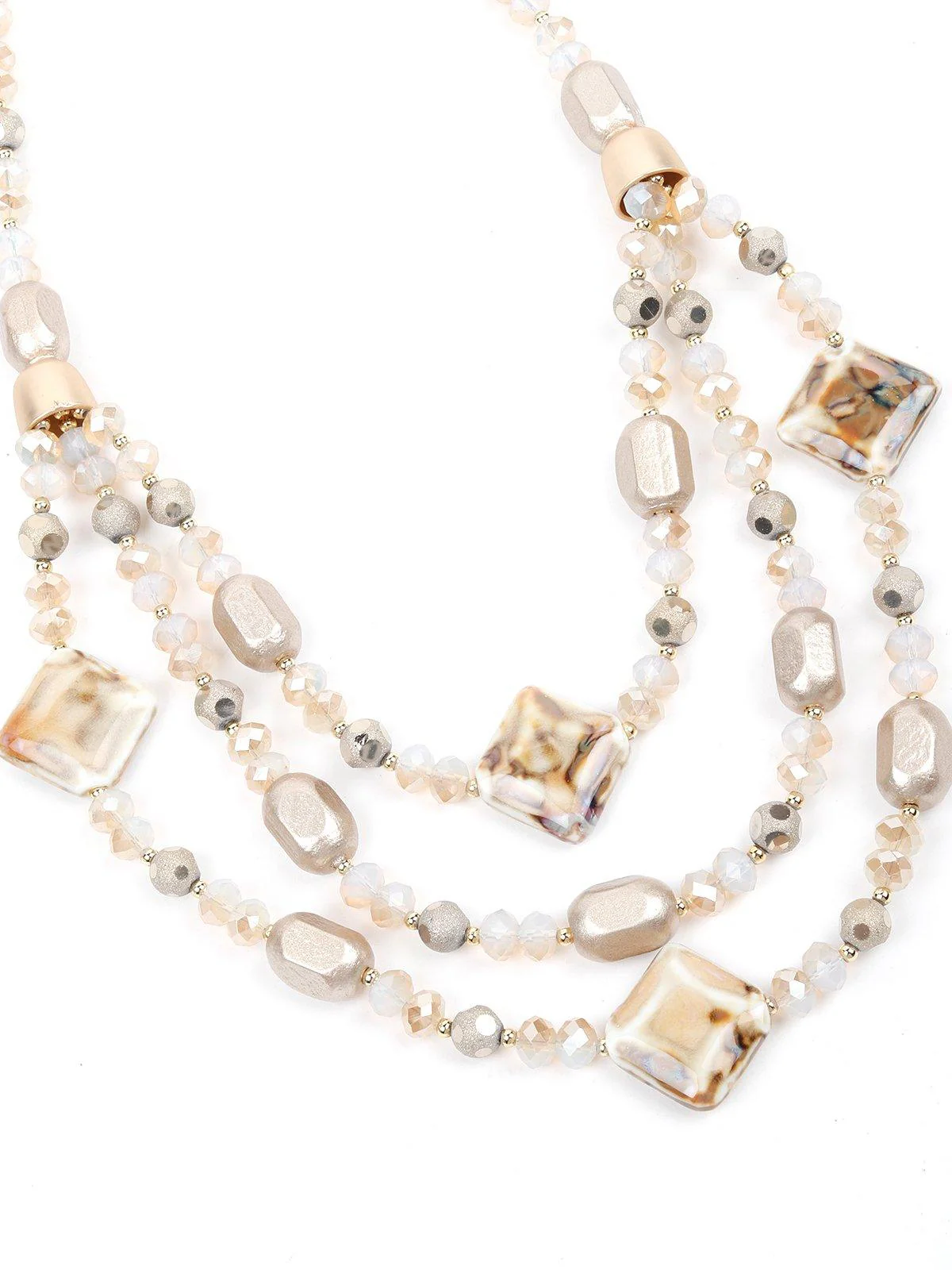 Odette Women Alloy Multicolour Necklace - Image 6