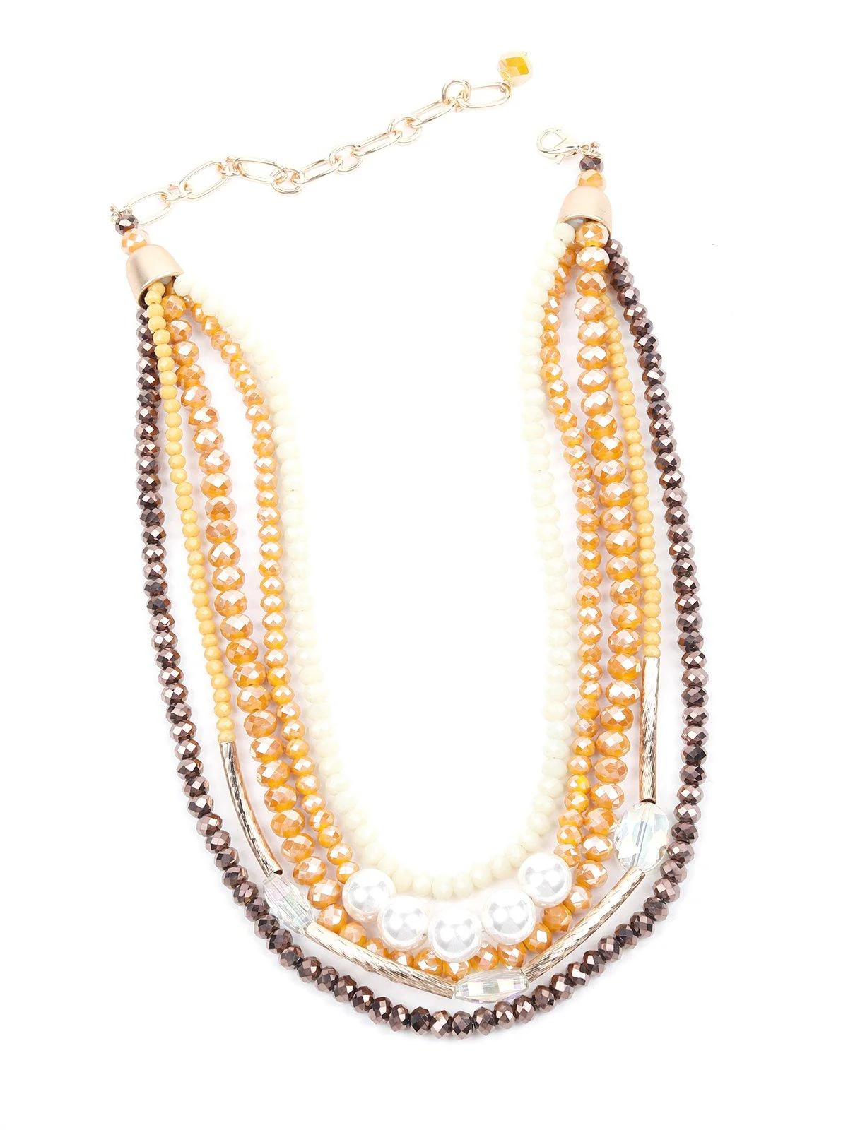 Odette Women Multicoloured Beaded Necklace - Image 3