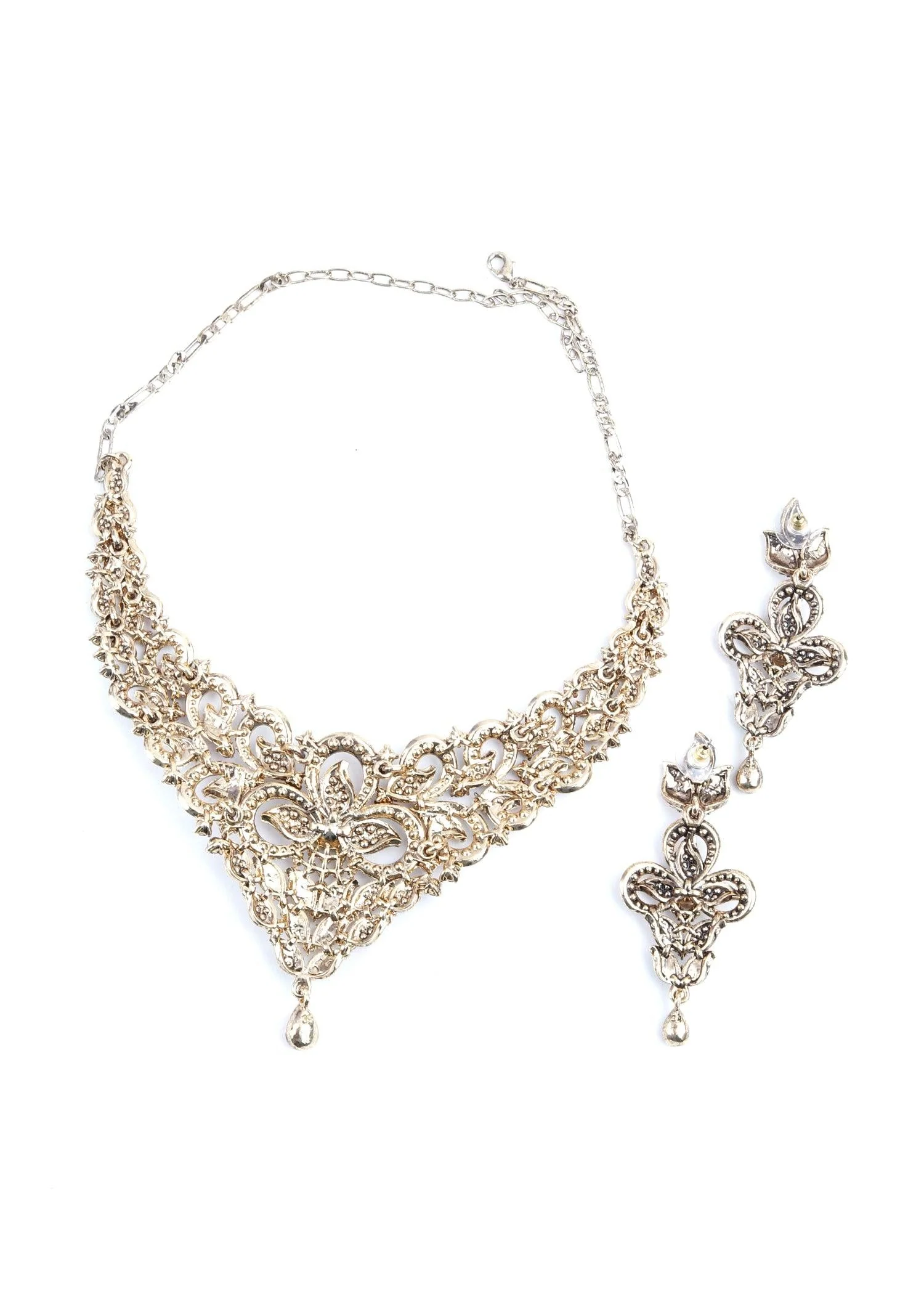 Odette Women Multicolor Crystal Necklace Set - Image 6