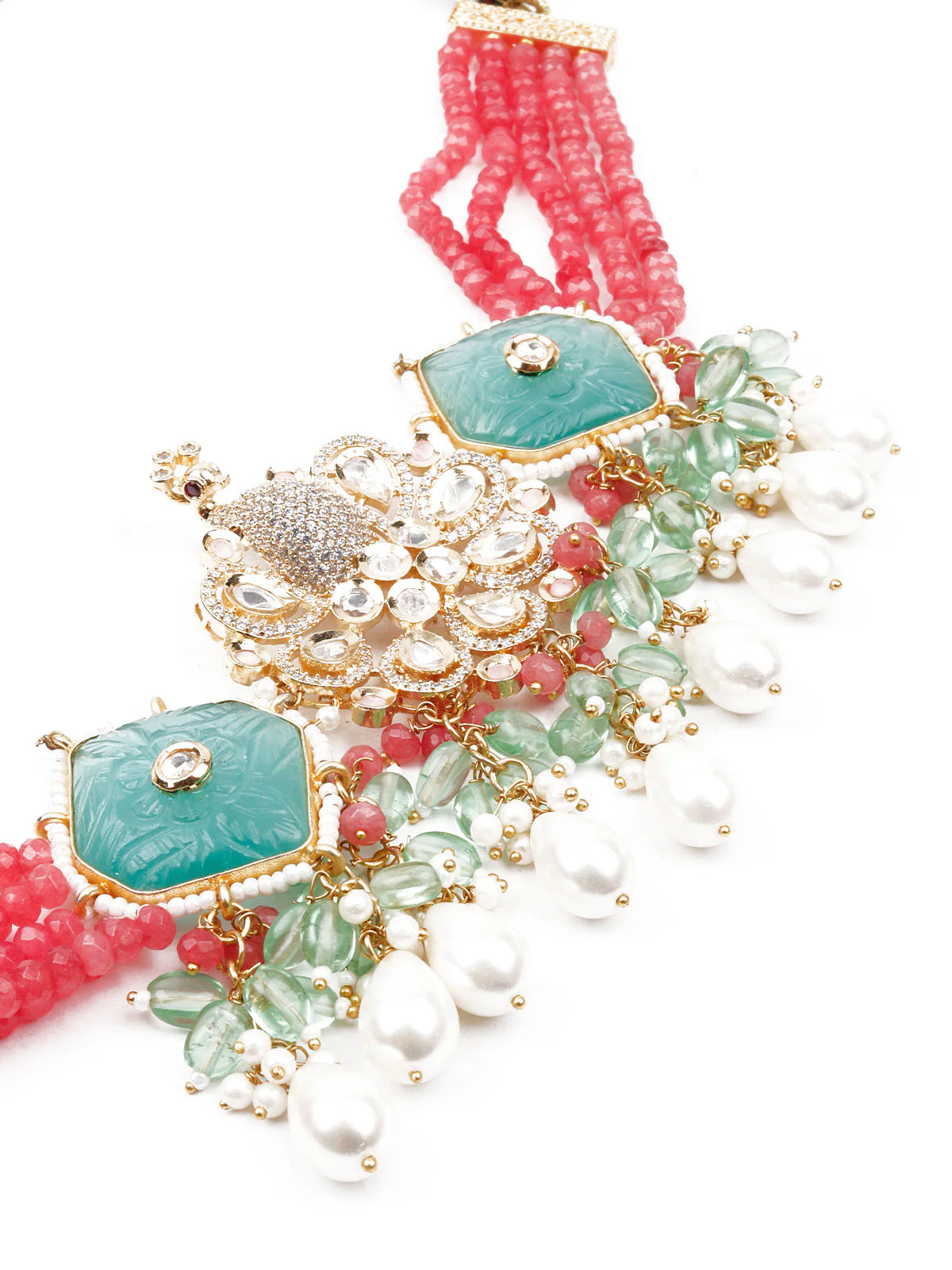 Odette Women Multicolored Choker Set - Image 5