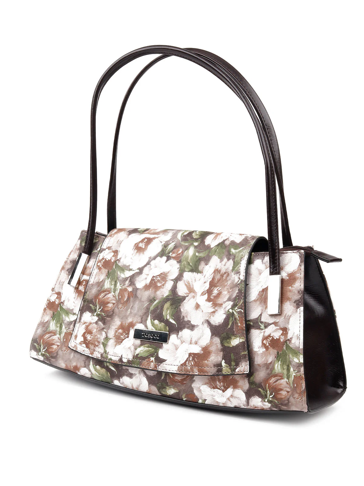 Odette Women Multicolored Floral Printed Hand Bag - Image 4