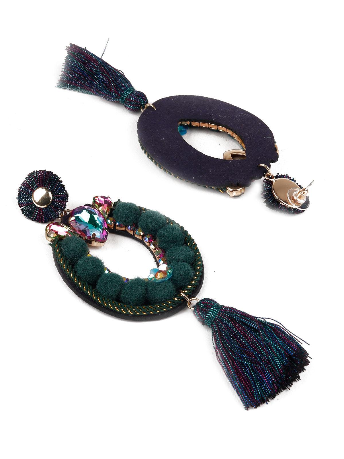 Odette Women Multicolored Drop Earrings - Image 3