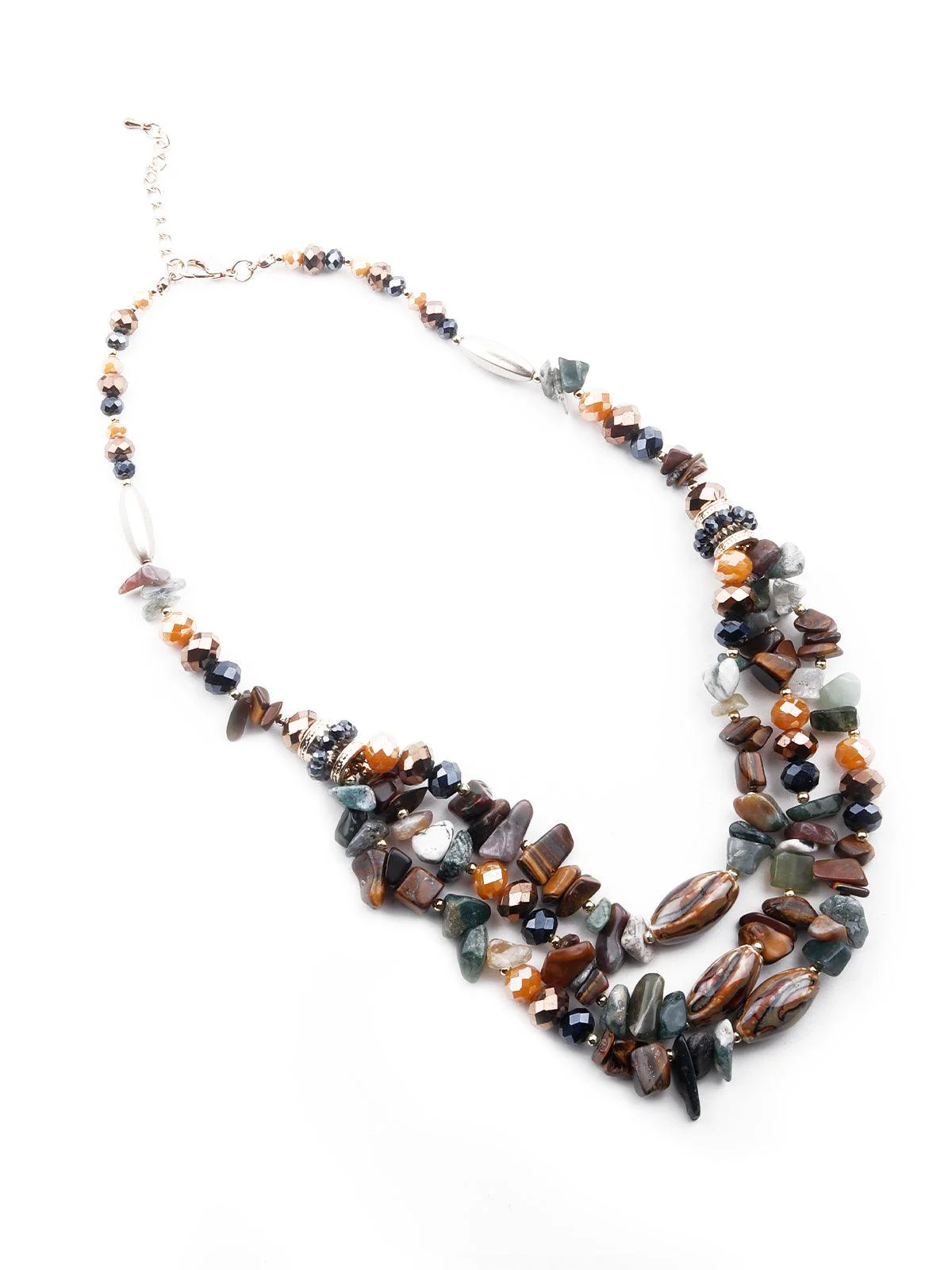 Odette Women Multicoloured Beachy Layered Necklace - Image 2