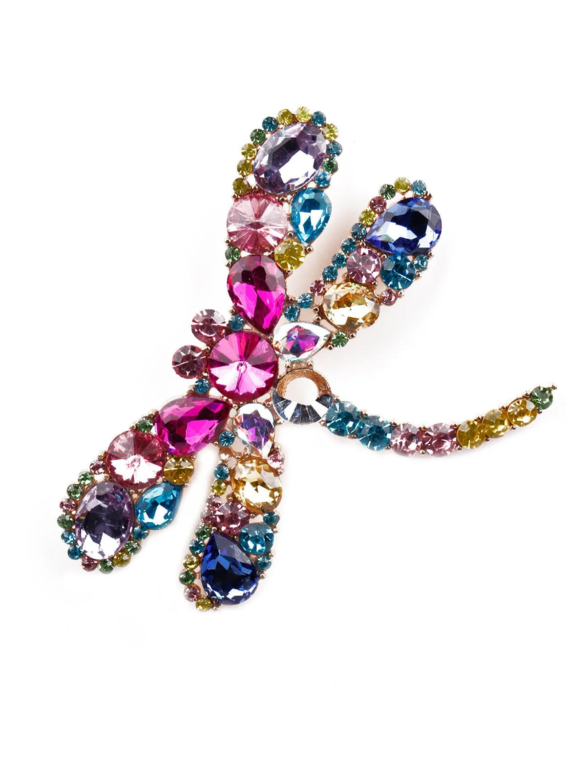 Odette Women Multicoloured Butterfly Metal Earrings - Image 4