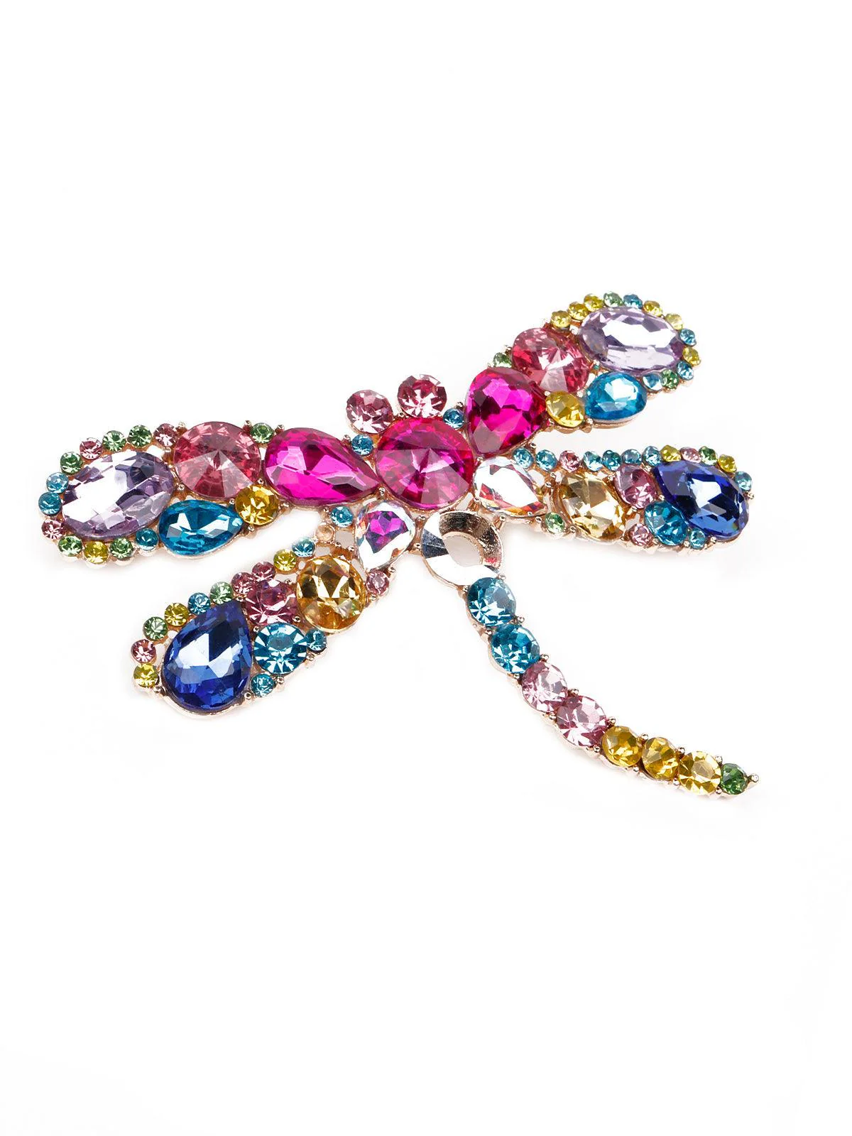 Odette Women Multicoloured Butterfly Metal Earrings - Image 5