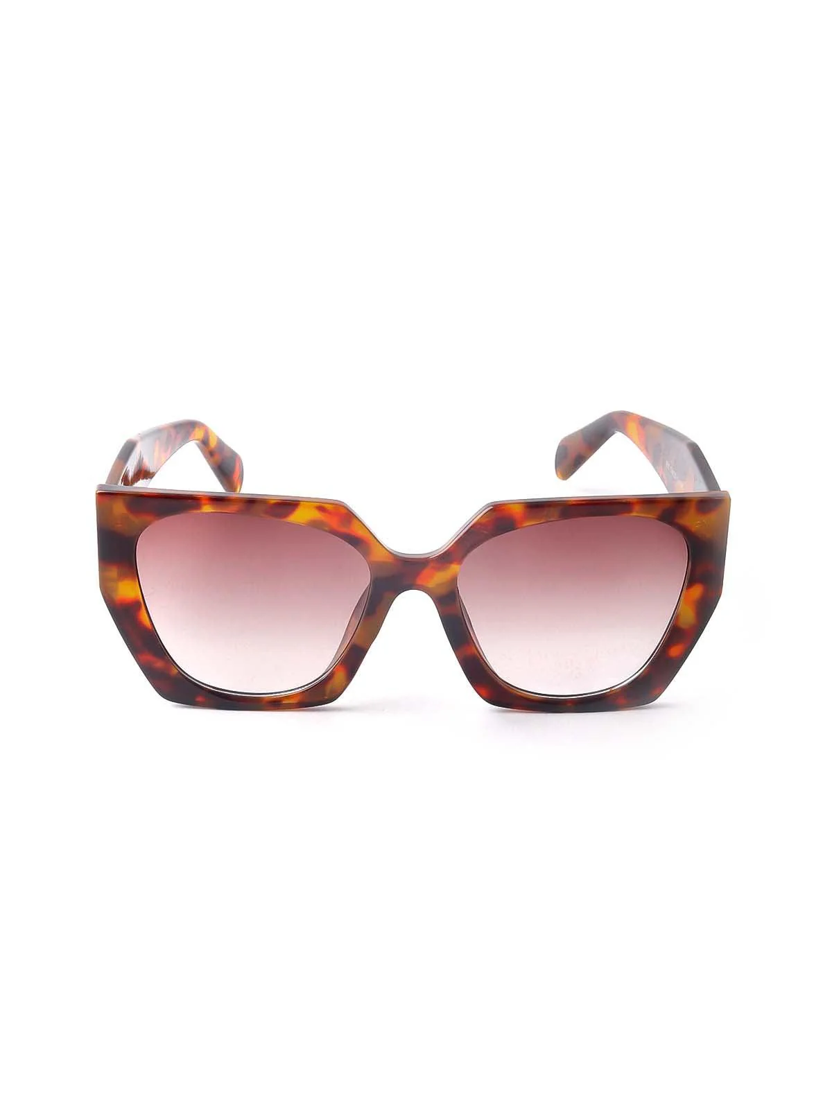 Odette Women Multicoloured Frame Textured Sunglasses - Image 3
