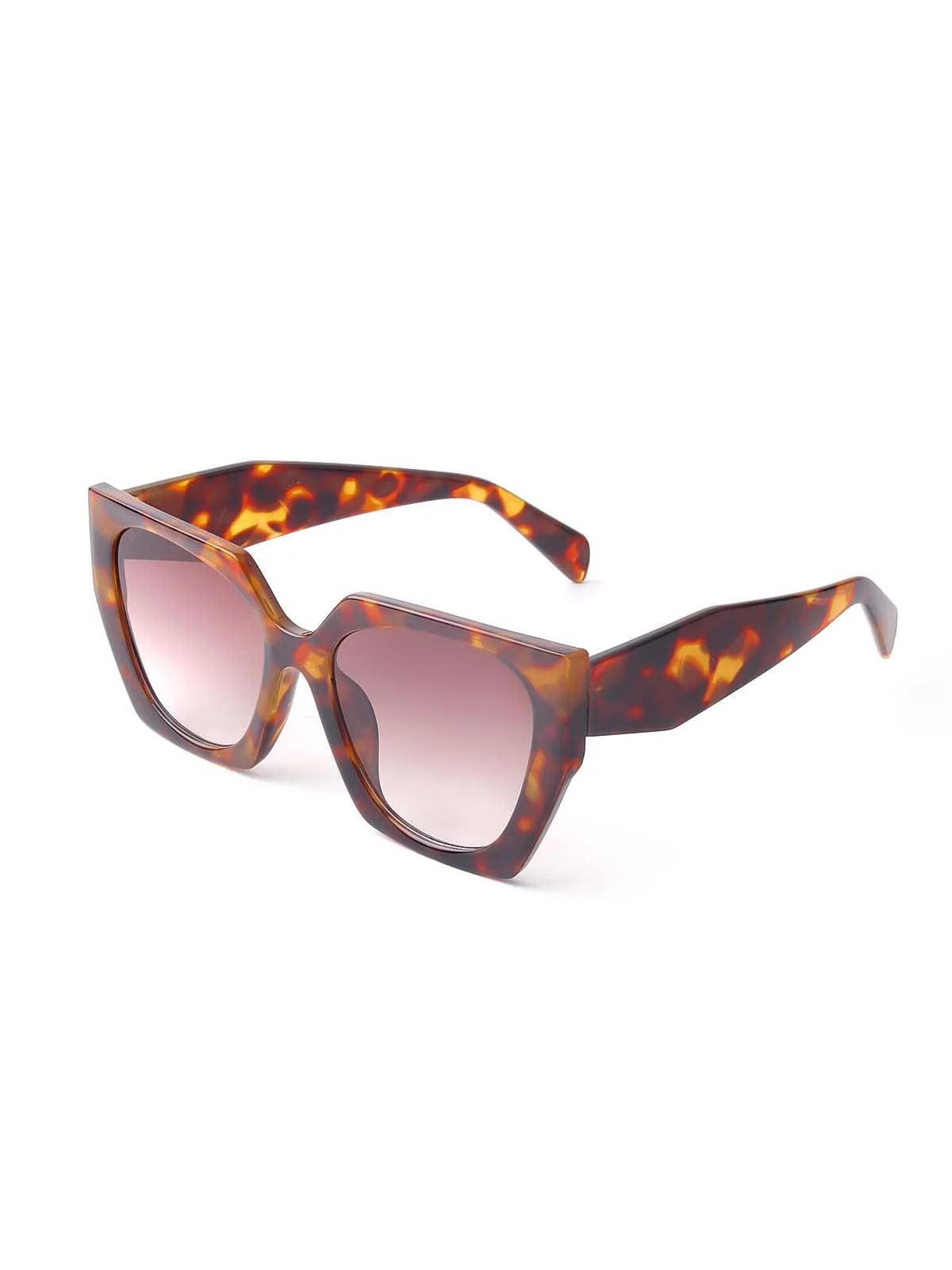 Odette Women Multicoloured Frame Textured Sunglasses - Image 4