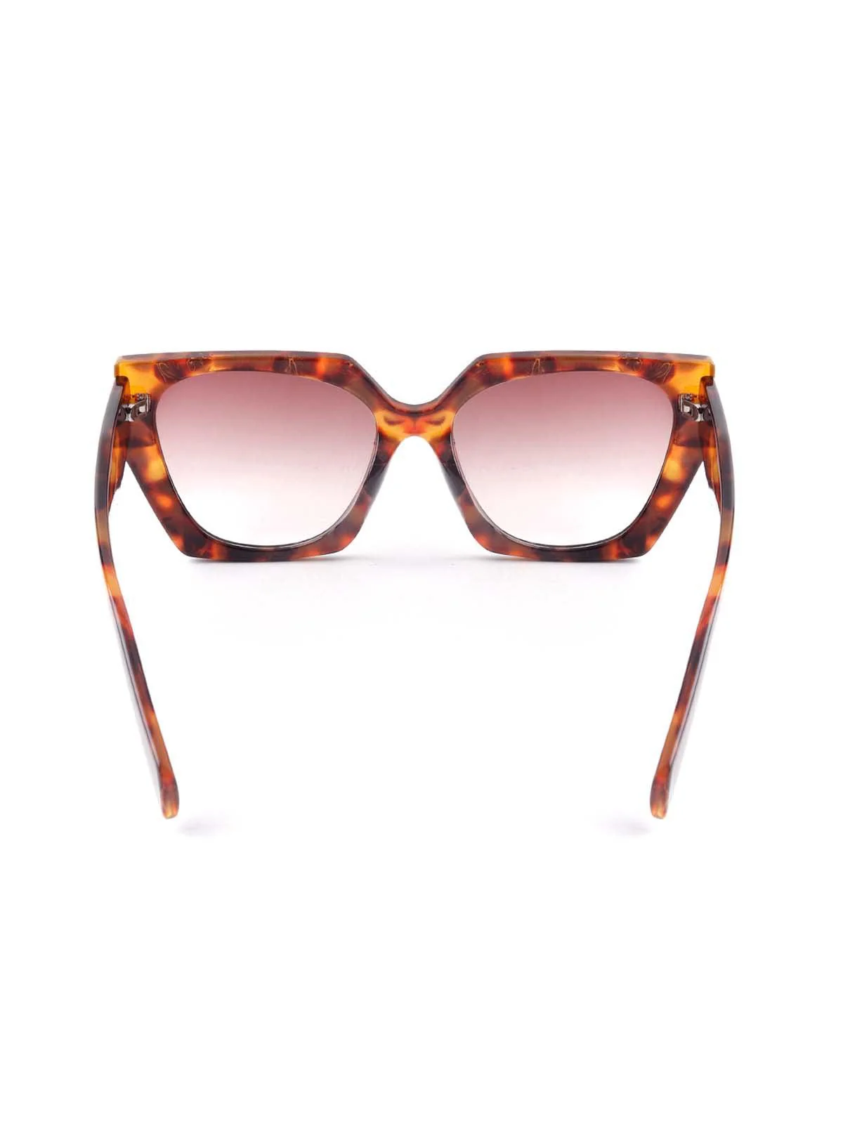 Odette Women Multicoloured Frame Textured Sunglasses - Image 5