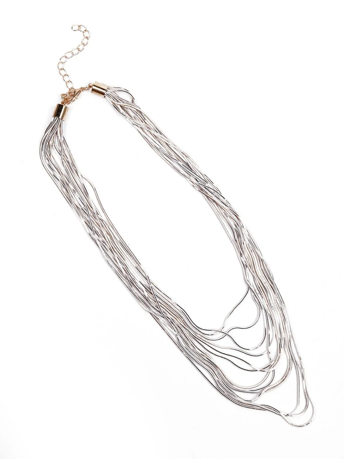 Odette Women Silver Metal Necklace - Image 4