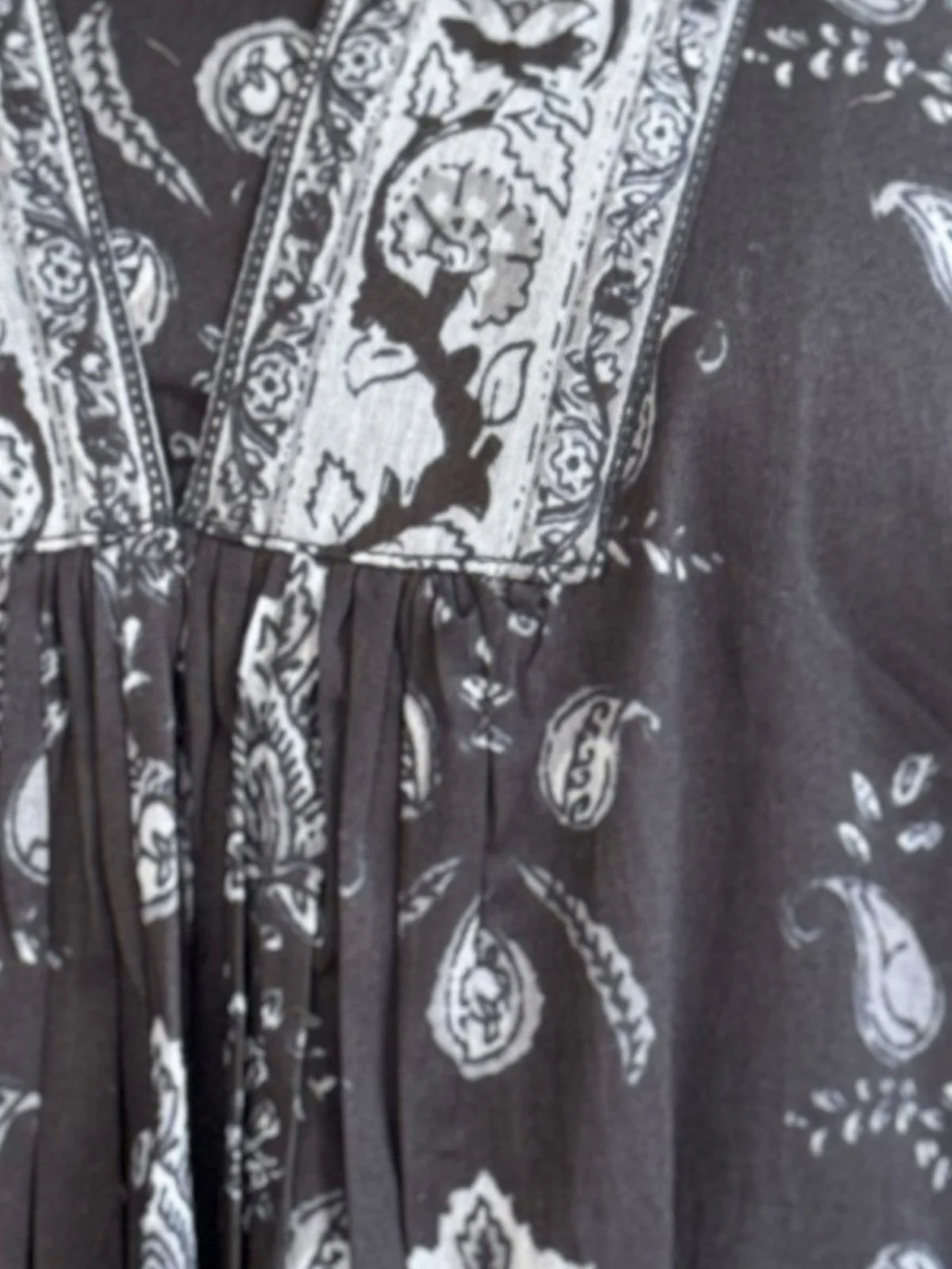 Odette Black Cotton Blend Printed Stitched KurtaÂ SetÂ ForÂ Women - Image 5