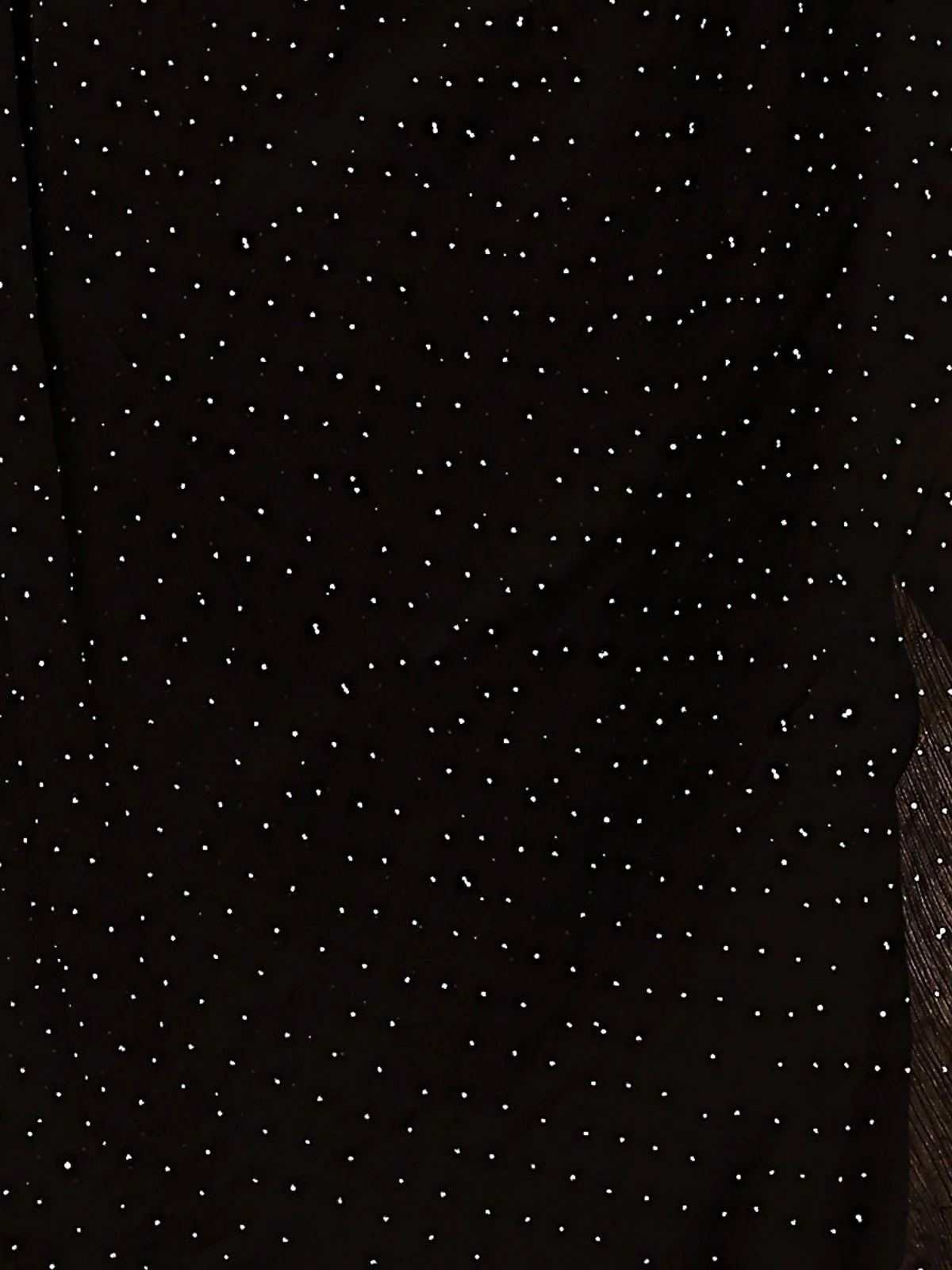 Odette Black Georgette Embellished Saree For Women - Image 5