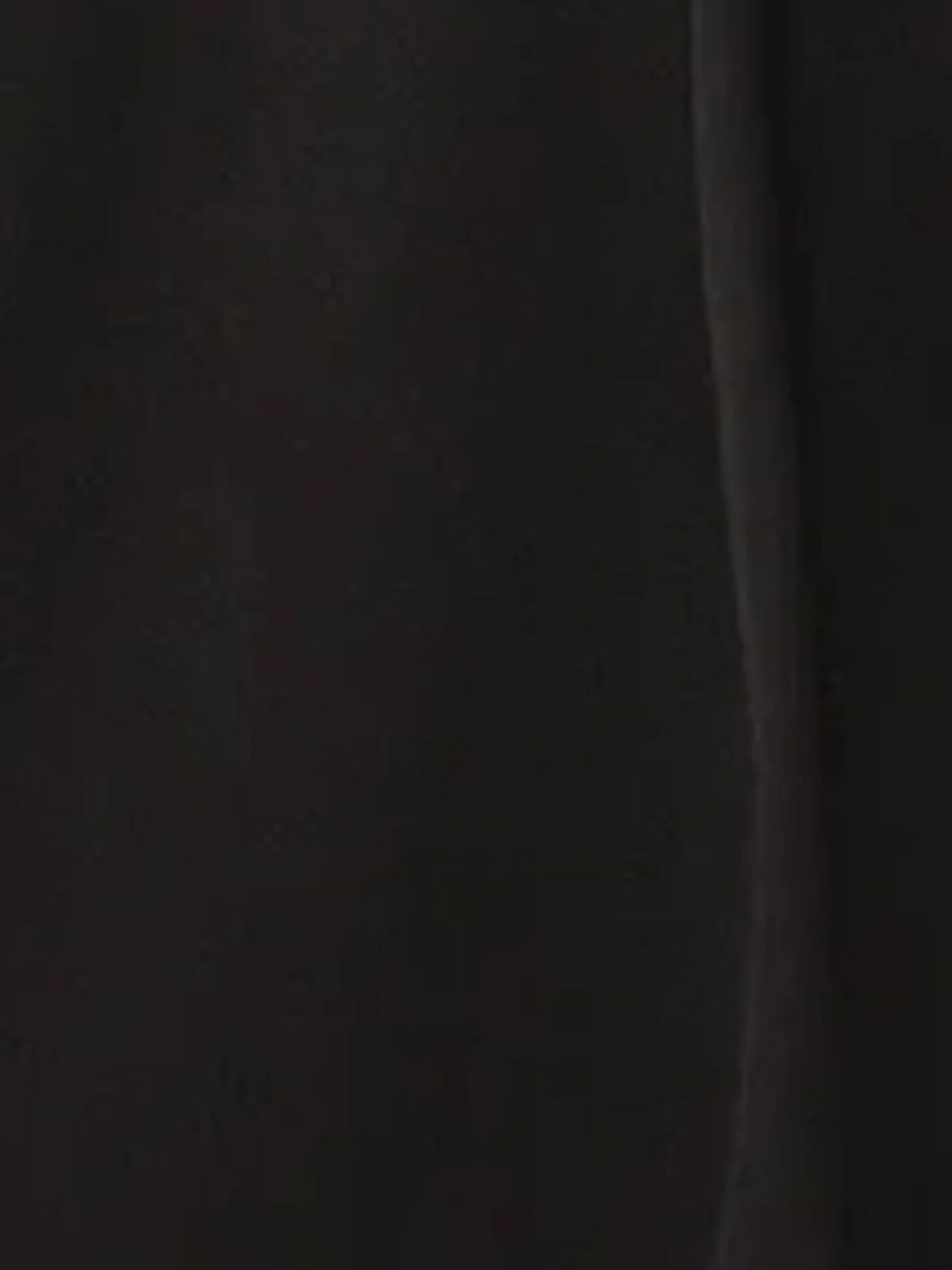 Odette Black Georgette Solid Dress For Women - Image 5