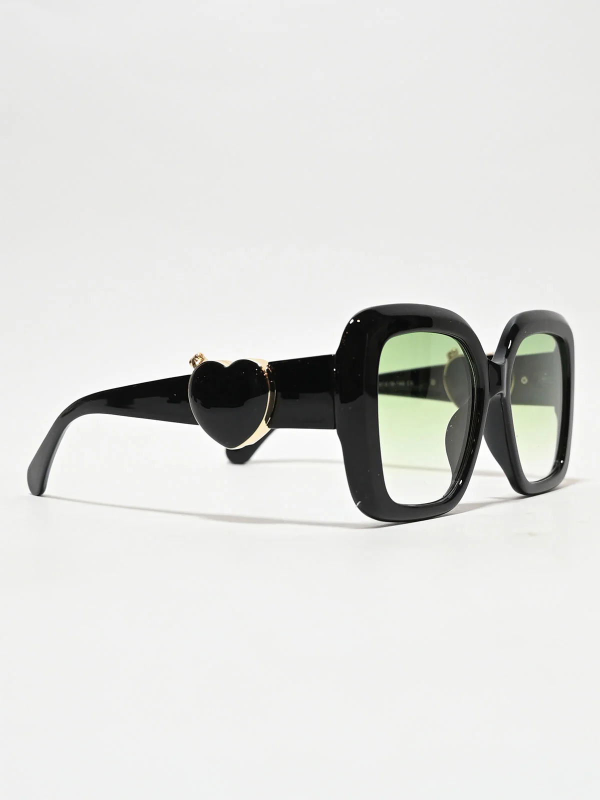 Odette Black PC Material Solid Sunglasses For Women - Image 4