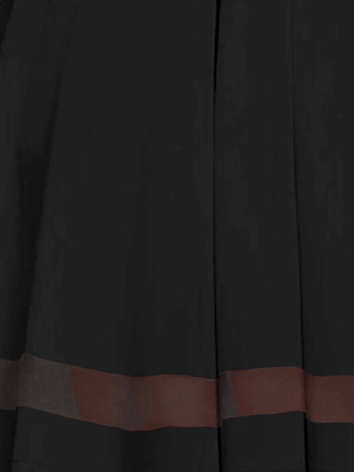 Odette Black Polyester Blend Solid Dress For Women - Image 4