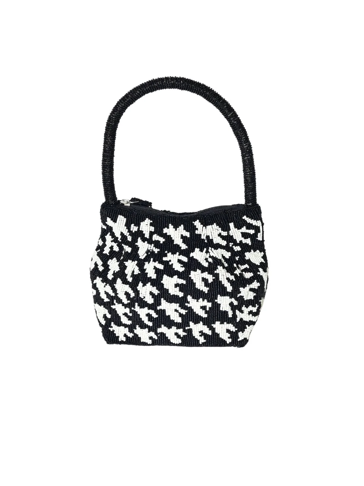 Odette Black Polyester Embellished Clutch For Women - Image 2