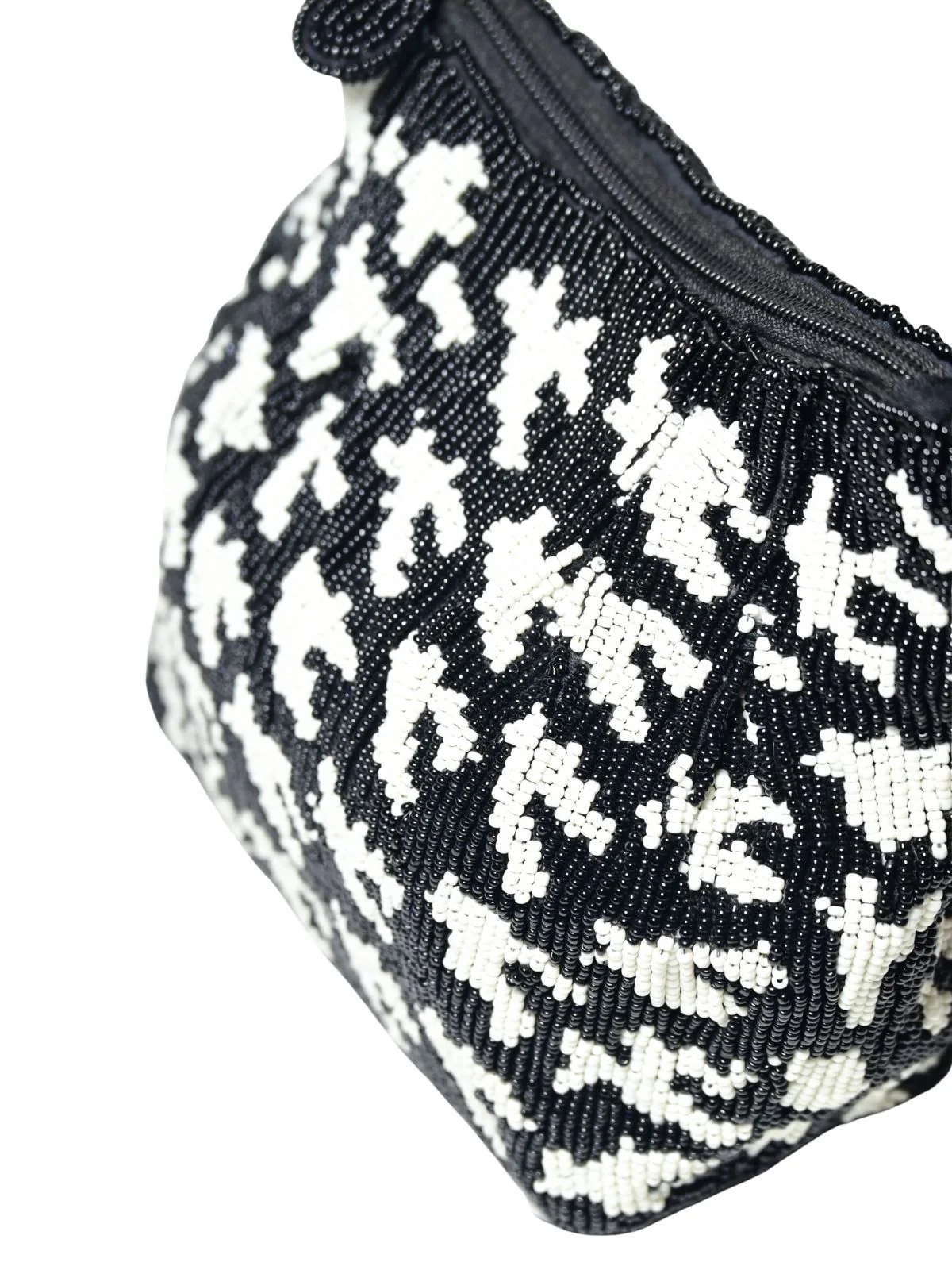 Odette Black Polyester Embellished Clutch For Women - Image 7