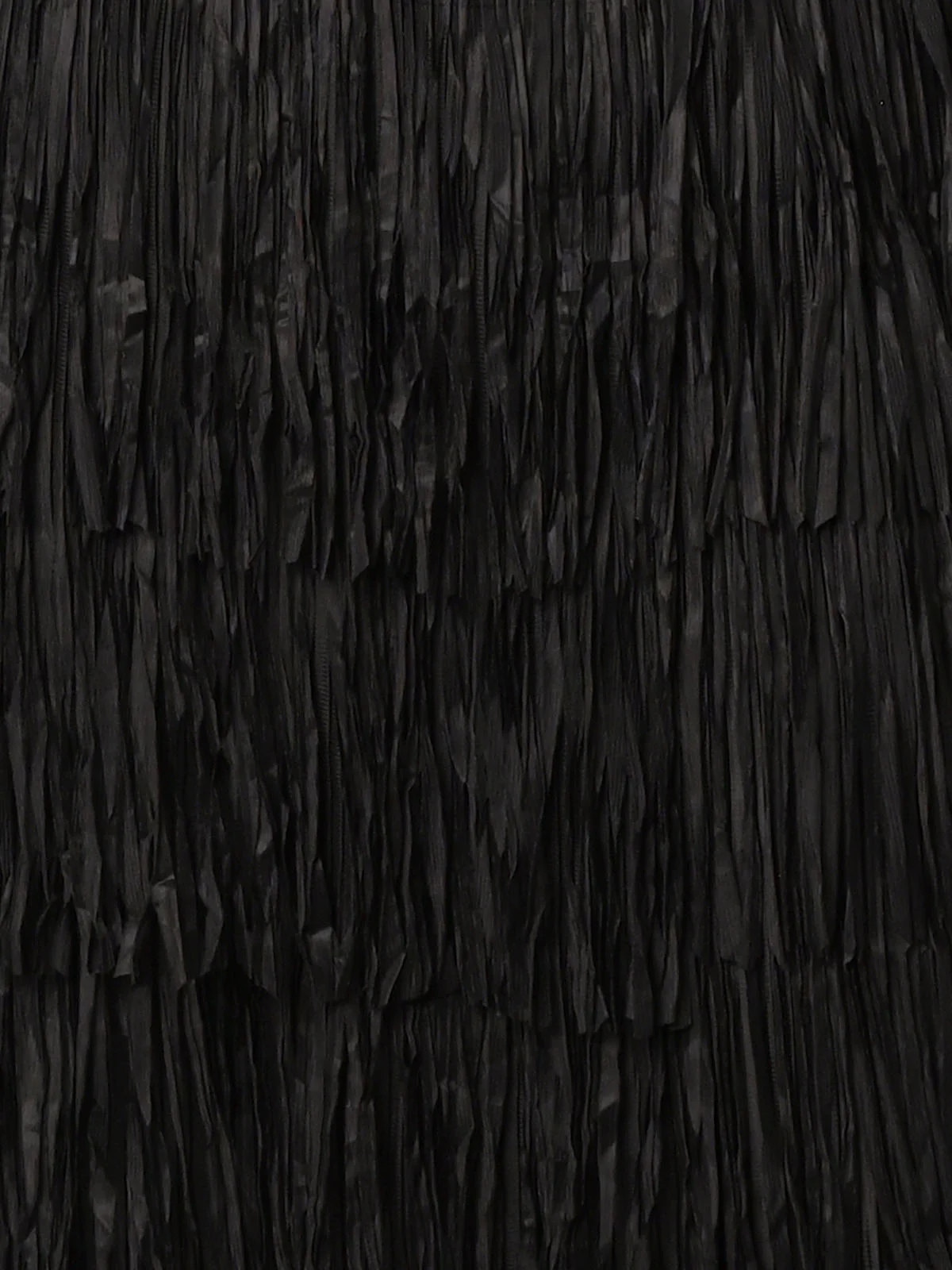 Odette Black Polyester Frilled Skirt For Women - Image 5