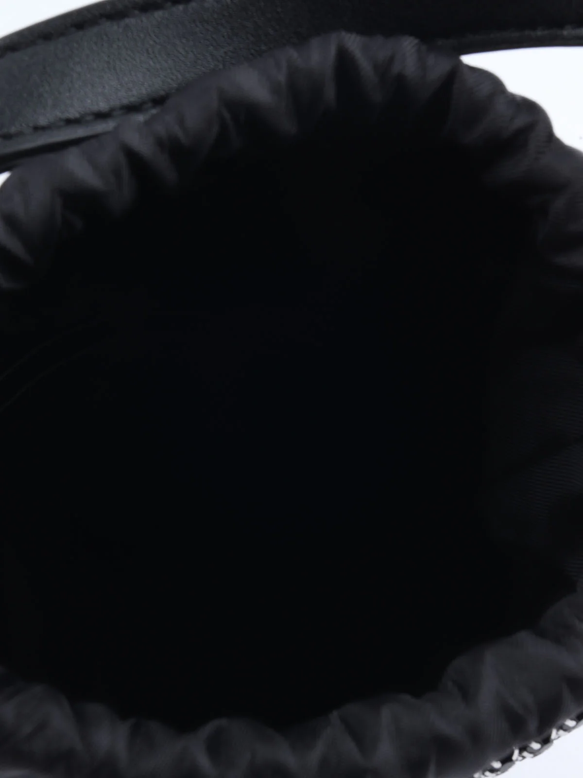 Odette Black PU Embellished Potli For Women - Image 7