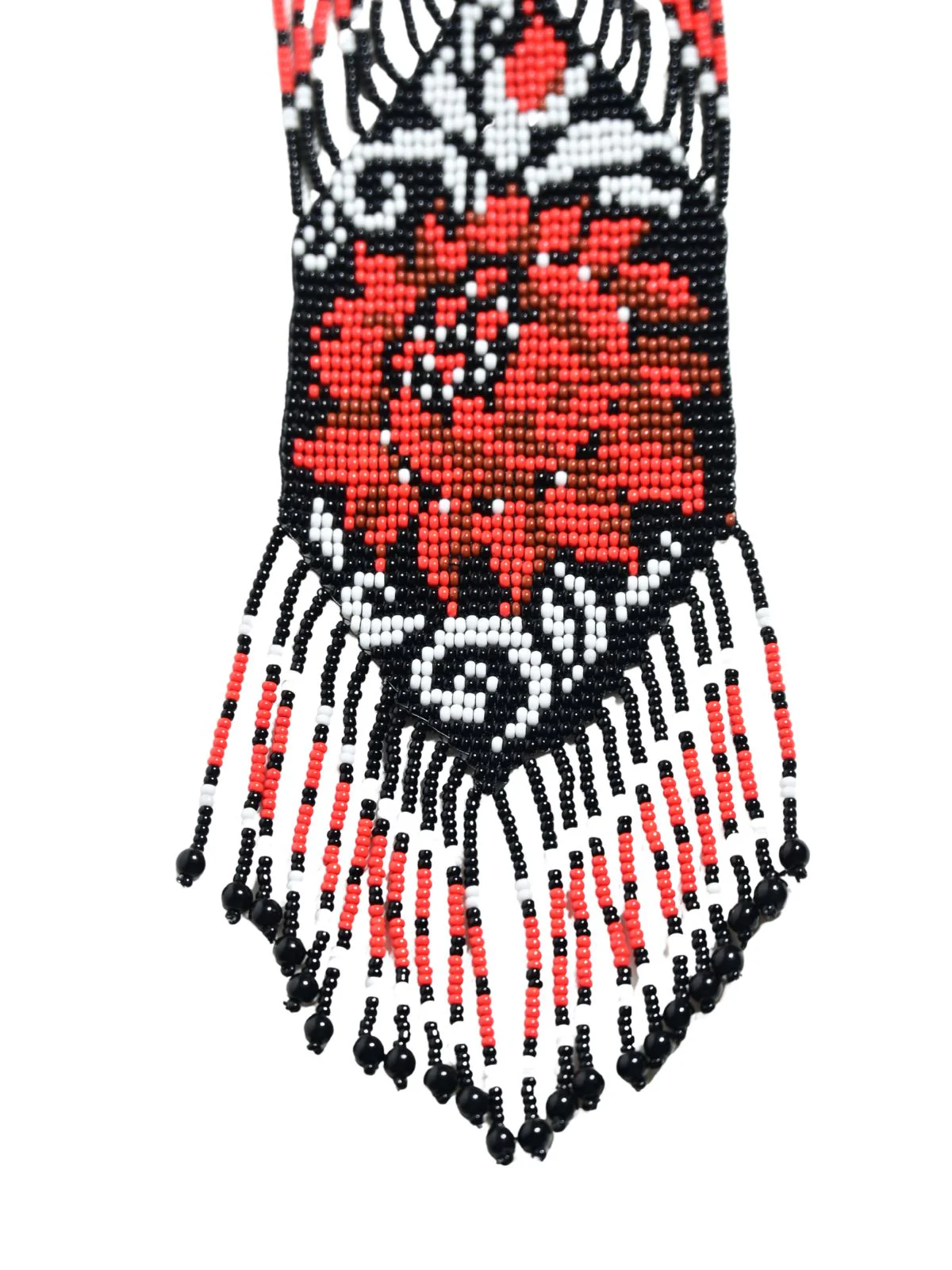 Odette Black Thread Beaded Jewellery Set For Women - Image 5