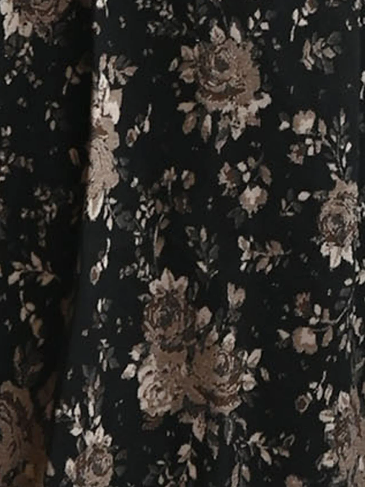 Odette Black Tweed Printed Skirt For Women - Image 6
