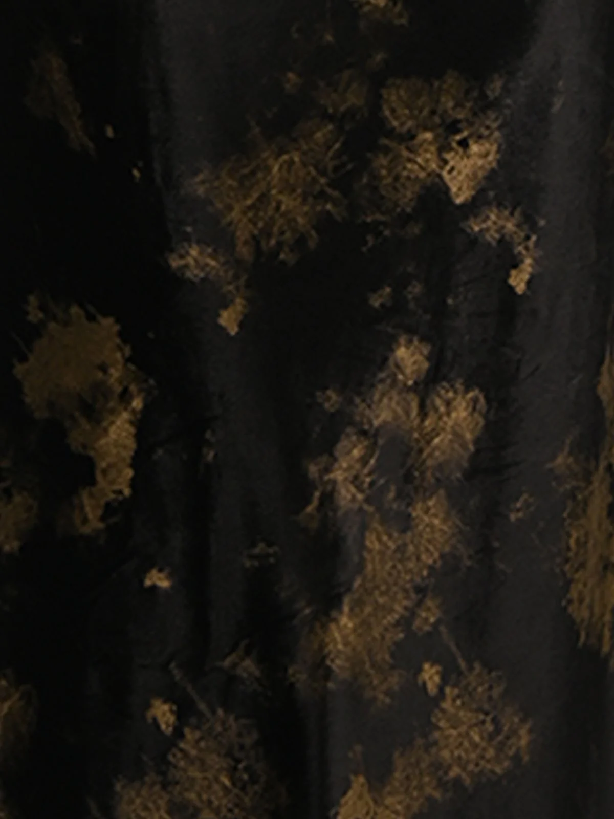 Odette Black Velvet Printed Skirt For Women - Image 7