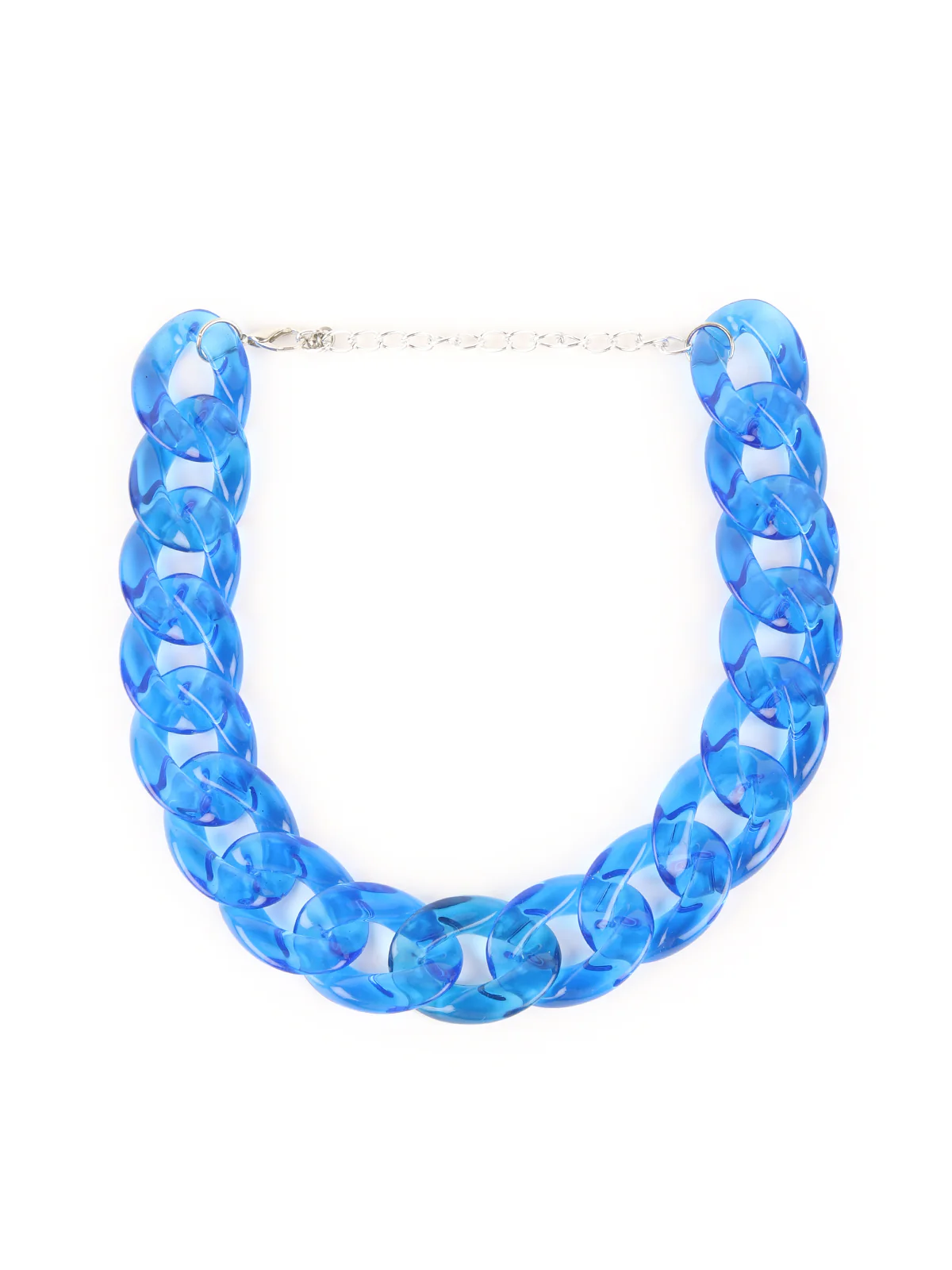 Odette Blue Links Choker Neckpiece For Women - Image 2