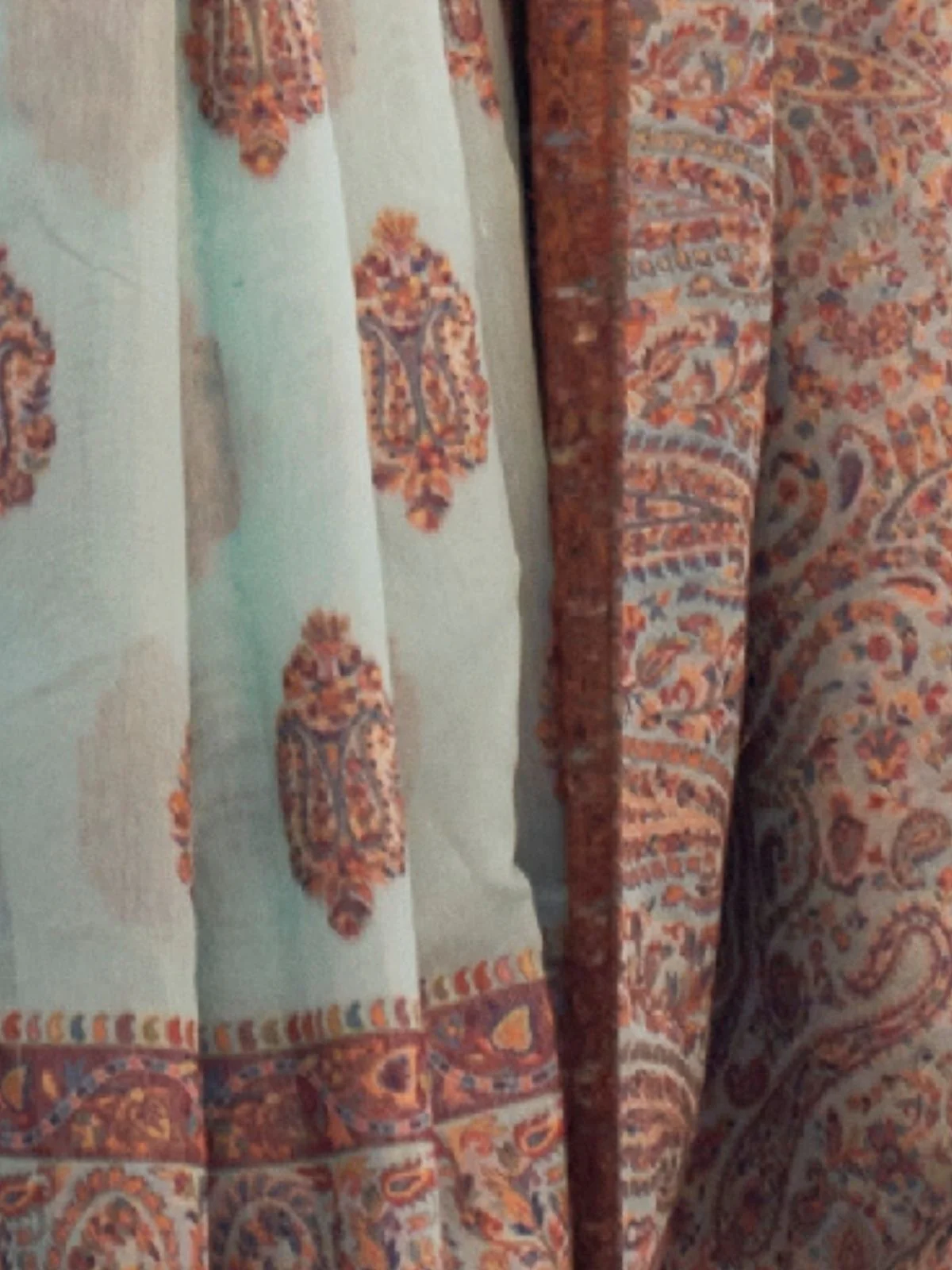 Odette Blue Silk Blend Woven Saree With Unstitched Blouse For Women - Image 3