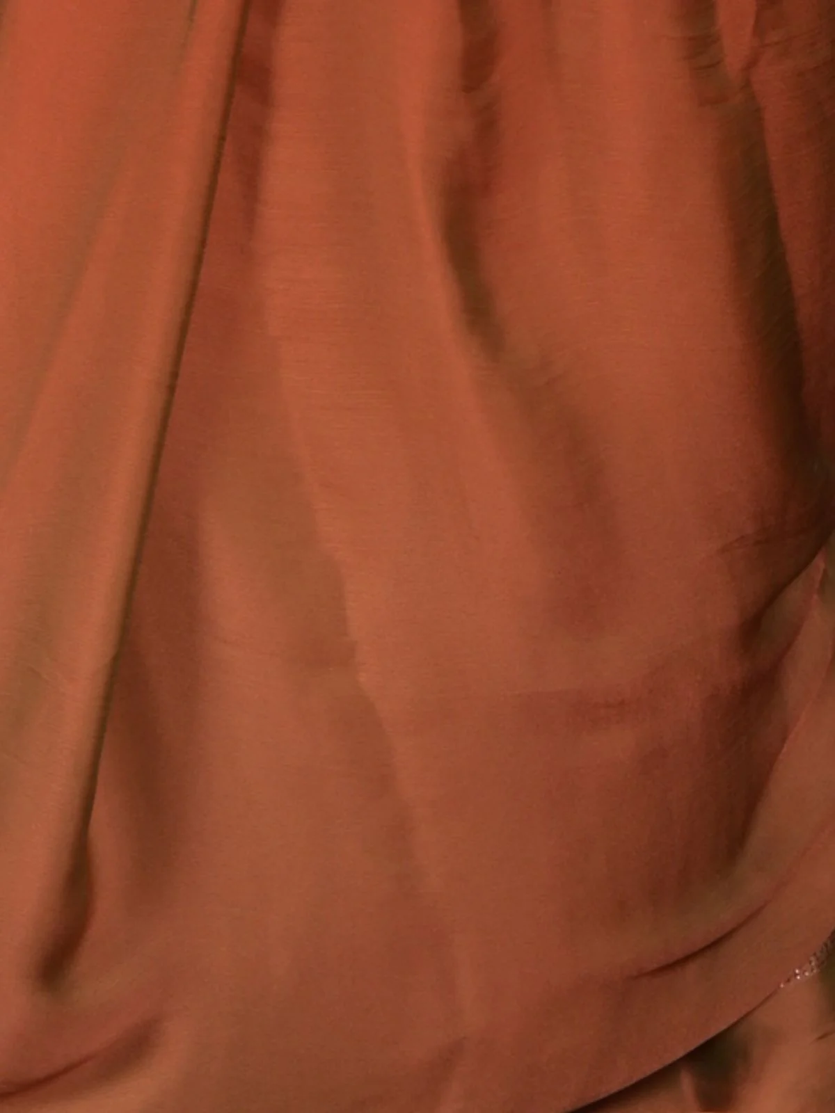 Odette Brown Embellished Crepe Saree with Unstitched Blouse for Women - Image 5