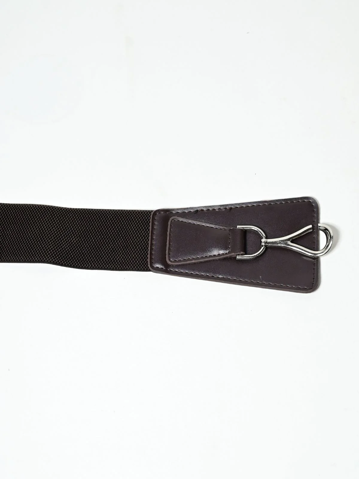Odette Brown PU Self Design Belt For Women - Image 5