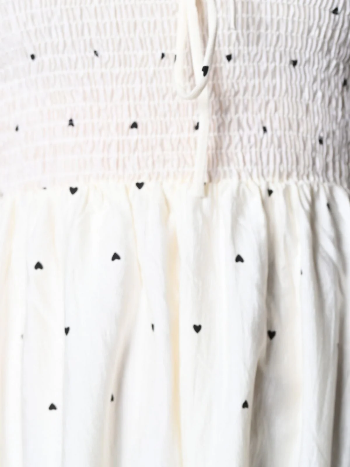 Odette Cream Cotton Printed Western Dress for Women - Image 7