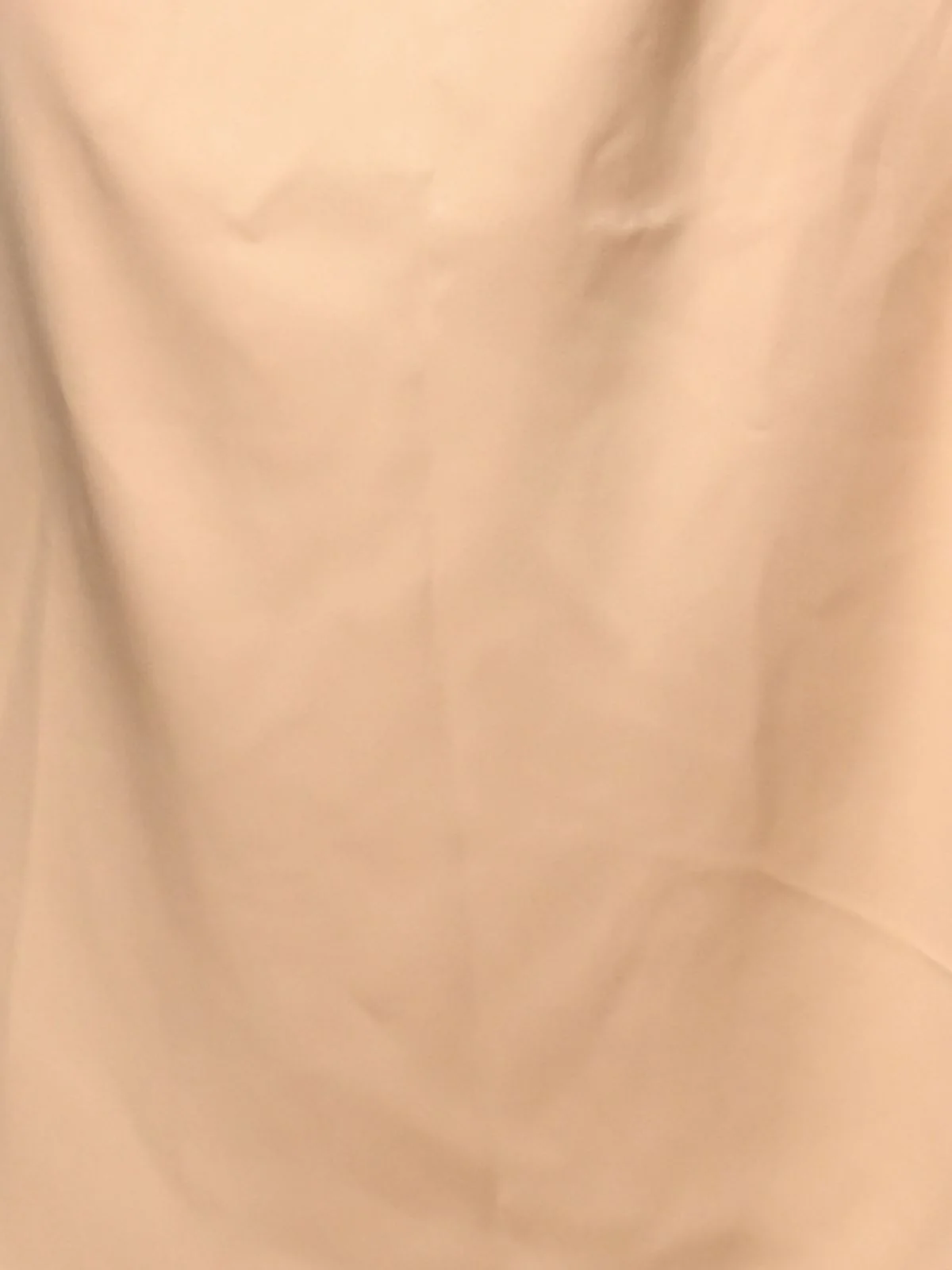 Odette Cream Polyester Satin Solid Western Dress For Women - Image 5