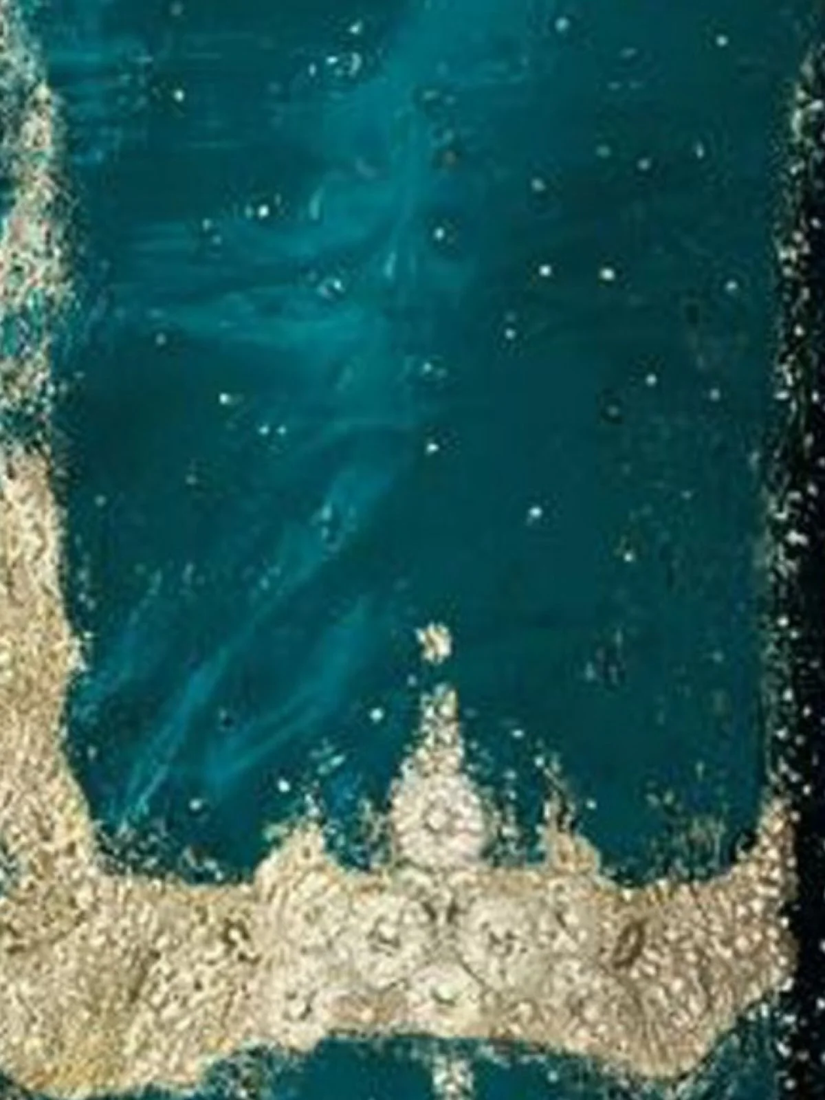 Odette Deep Teal Green Silk Blend Embellished Semi Stitched Kurta Set For Women - Image 3