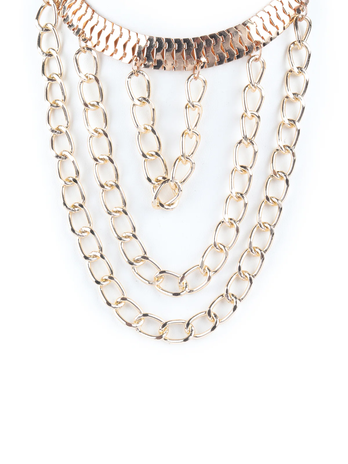 Odette Golden Layered Ankle Chain For Women - Image 3