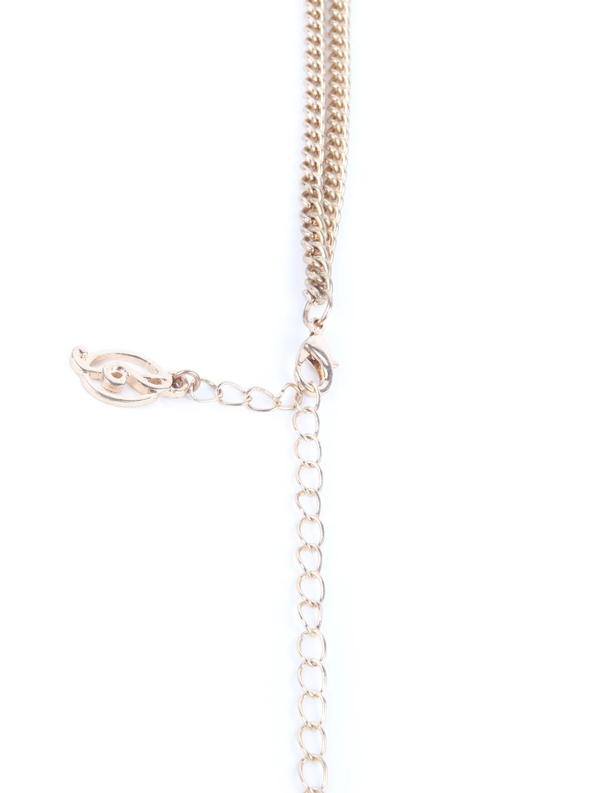 Odette Golden Metal Western Choker Neckpiece For Women - Image 4