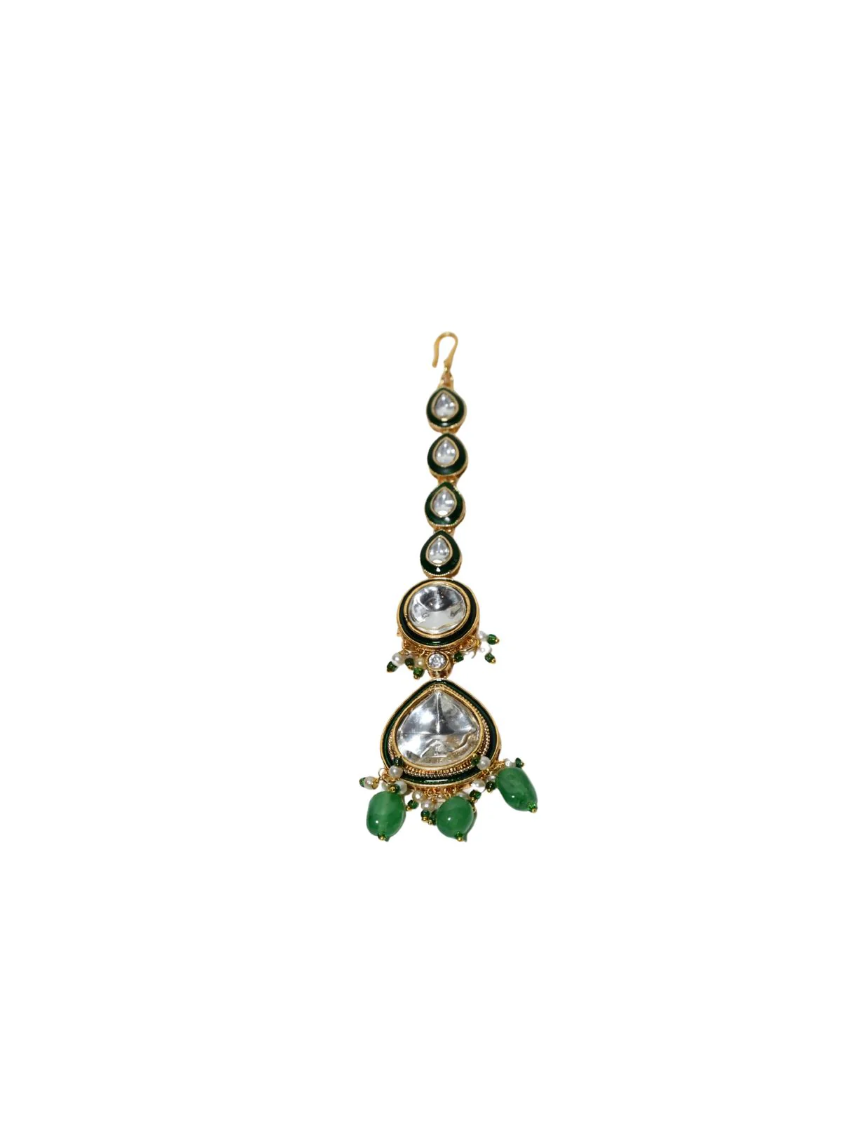 Odette Green Alloy Embellished Jewellery Set For Women - Image 6