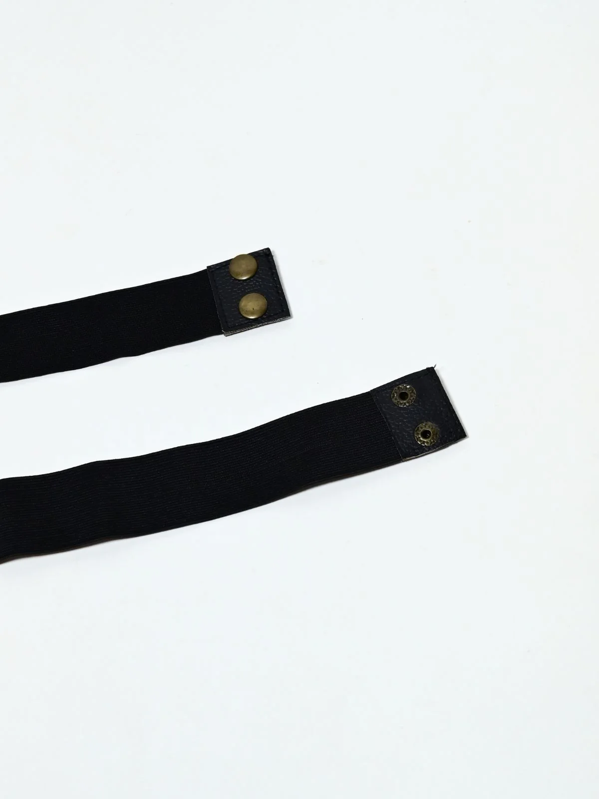 Odette Green And Black Elastic Stone Belt For Women - Image 4
