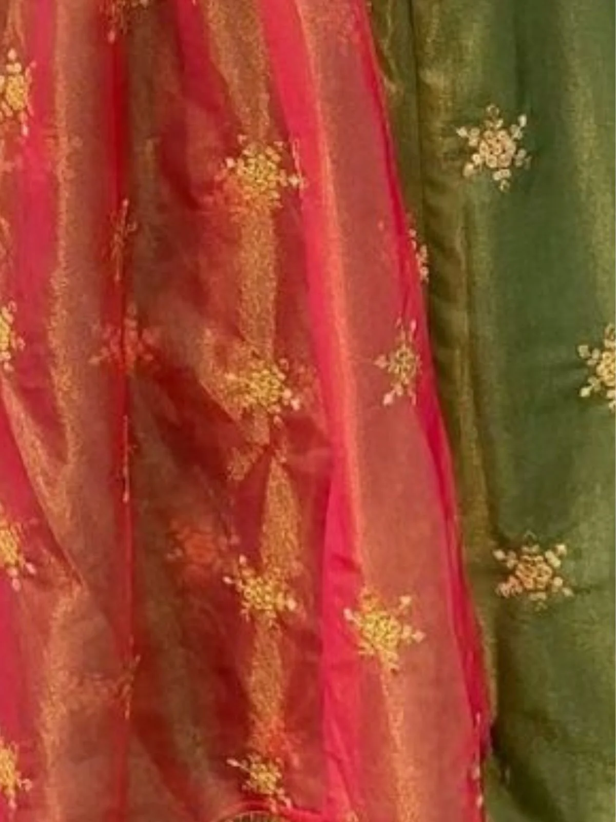 Odette Green Silk Blend Embroidered Stitched Kurta Set For Women - Image 5