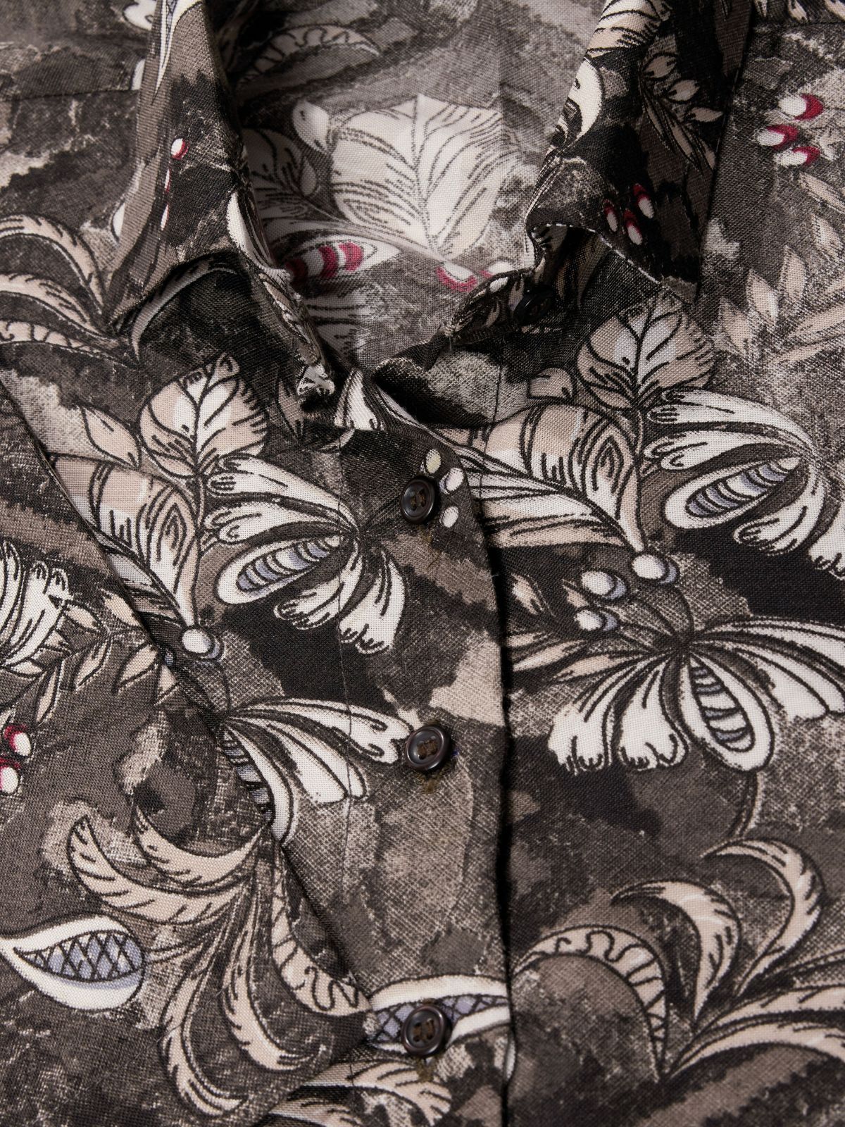 Odette Grey Cotton Printed Stitched  Co Ord Set For Women - Image 9