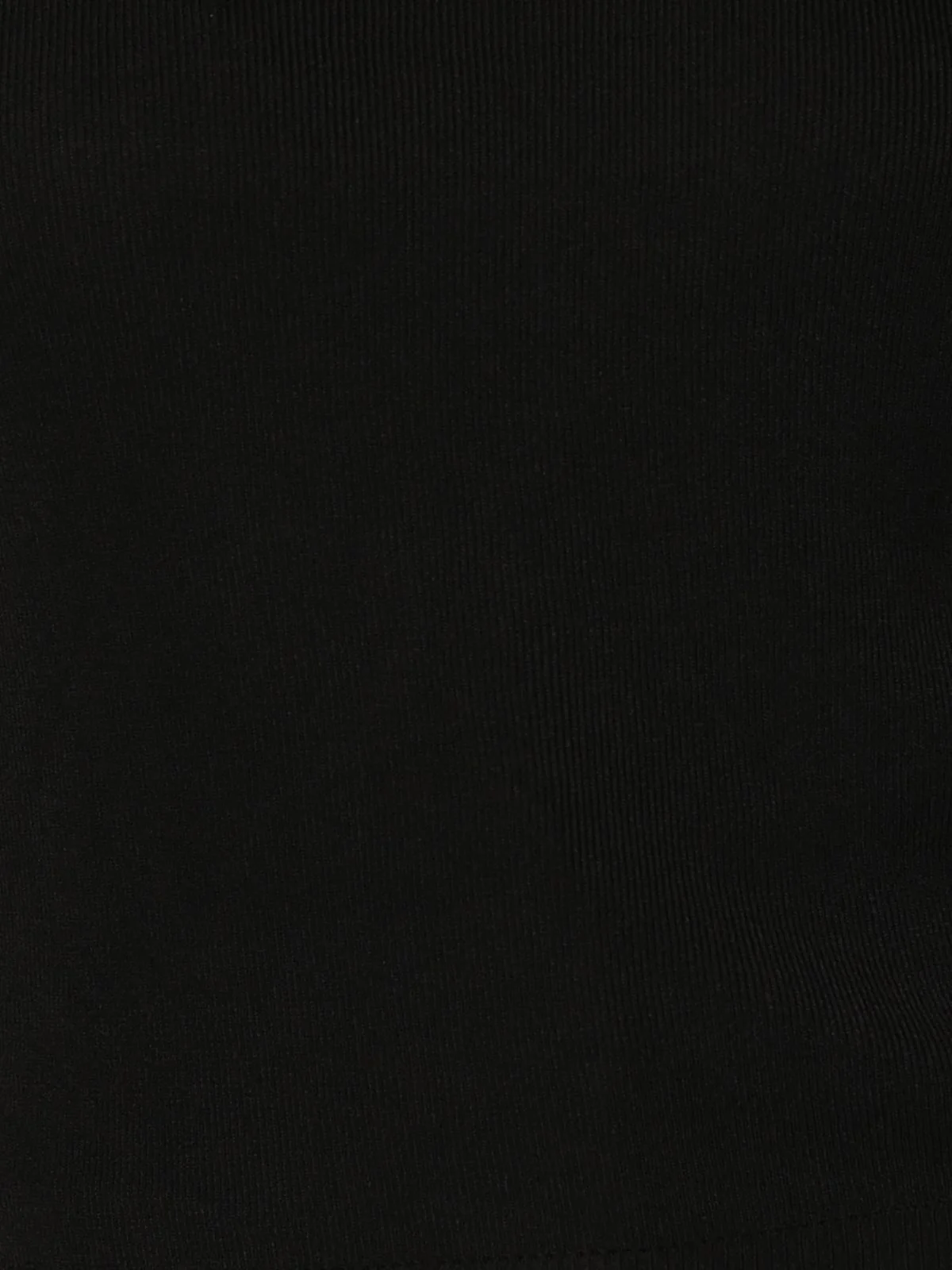 Odette Black Polyester Rib Lycra Embellished T-Shirt For Women - Image 7