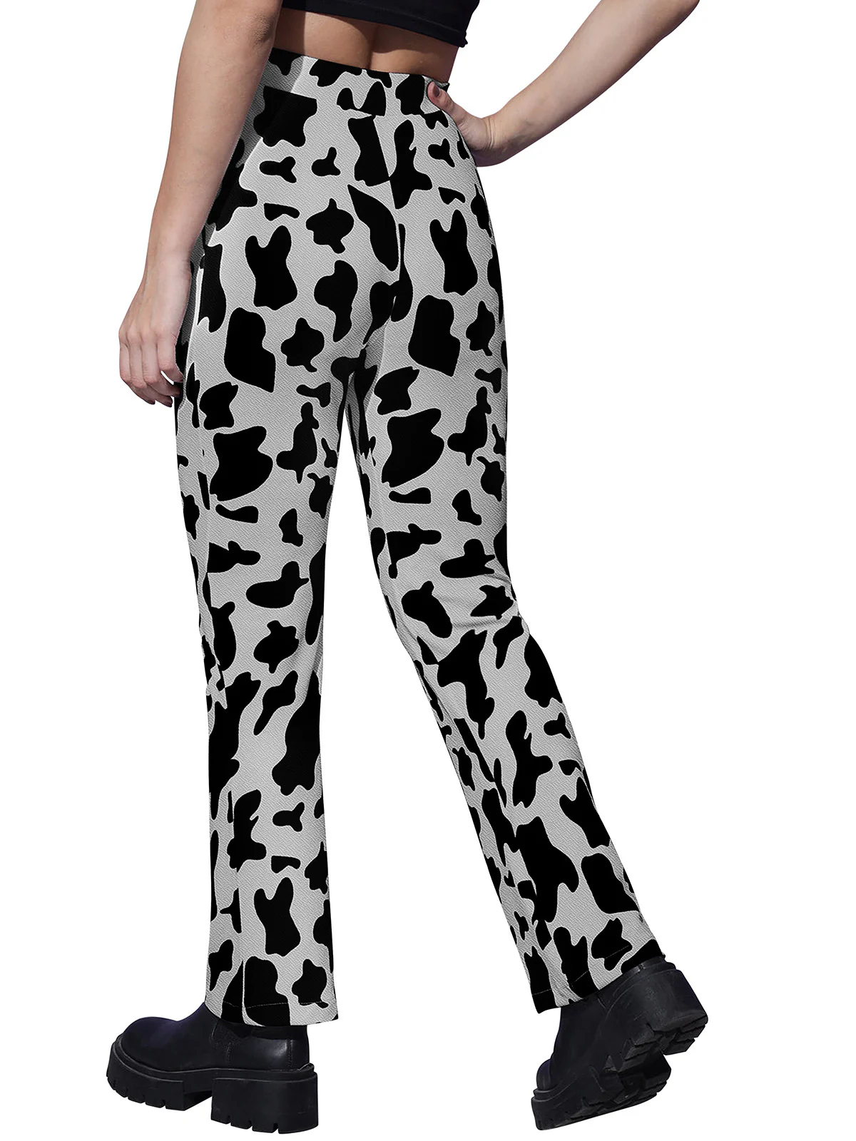 Odette Grey Polyester Trouser For Women - Image 5