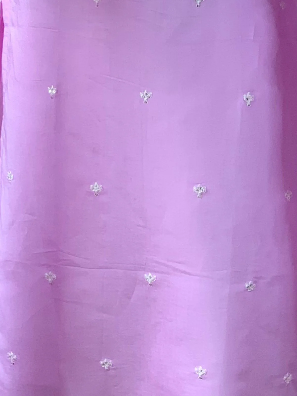 Odette Lavender Viscose Embroidered Stitched Kurta Set For Women - Image 7