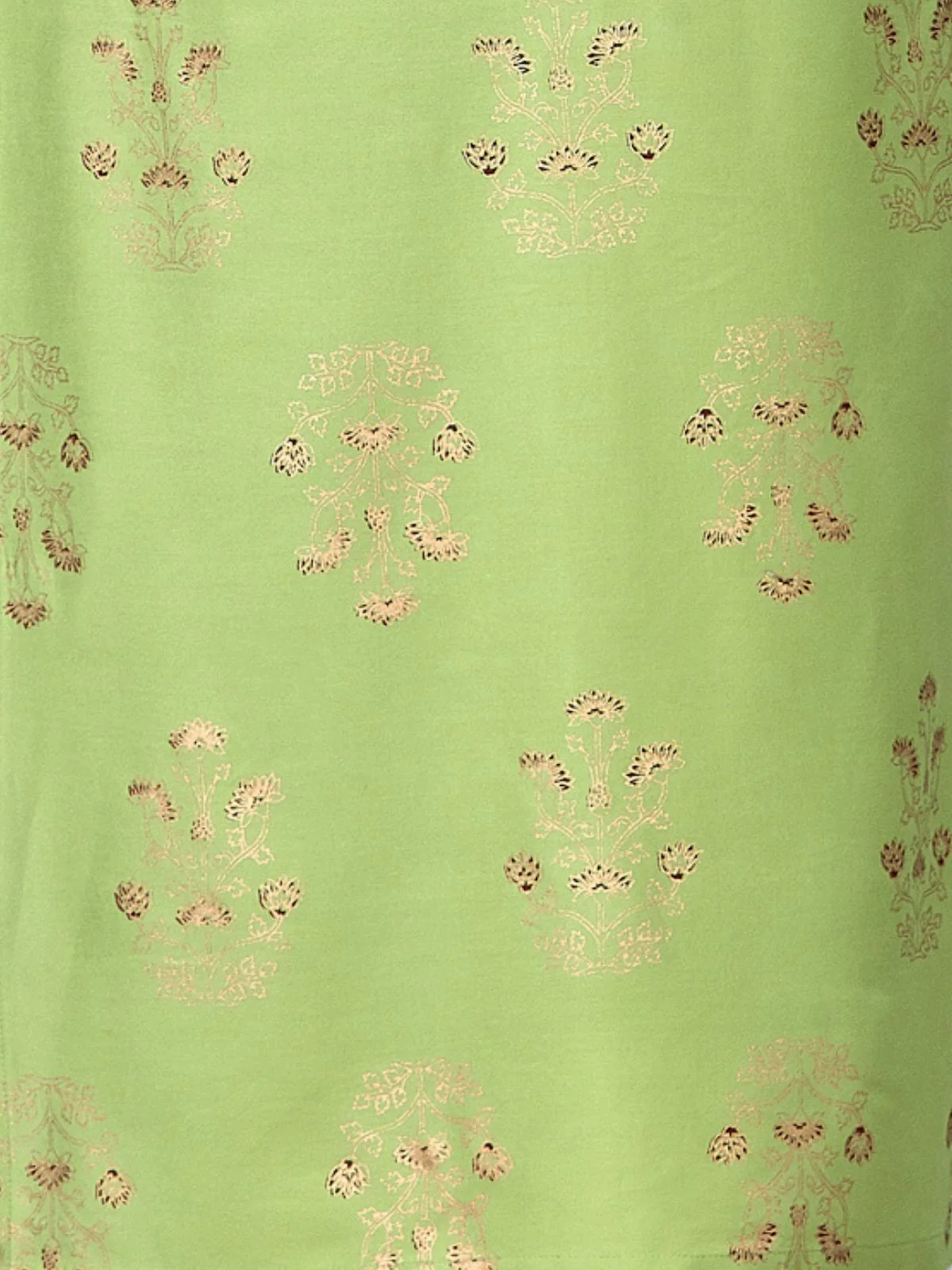 Odette Light Green Embroidered Rayon Stitched Kurta Set For Women - Image 7