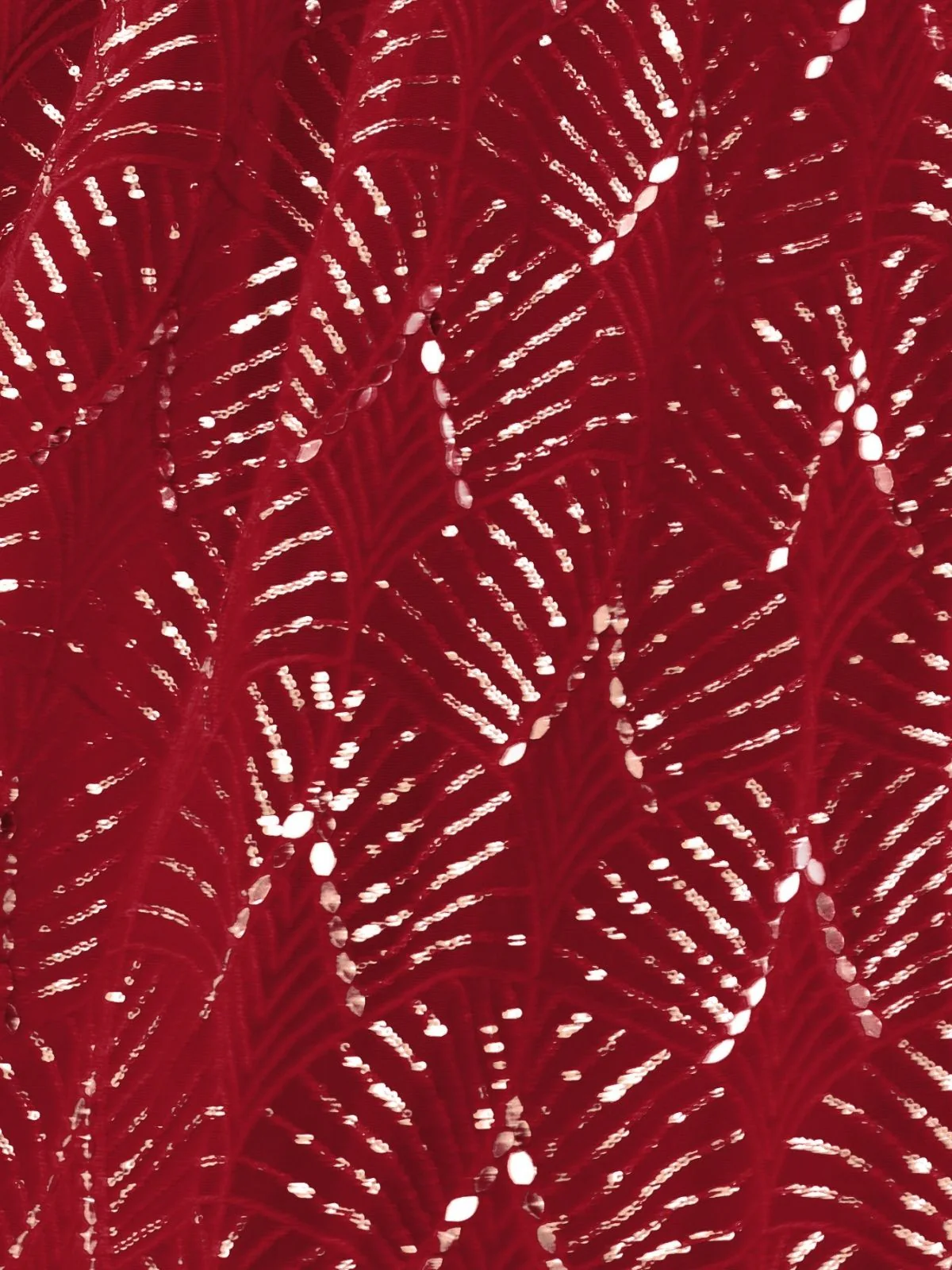 Odette Maroon Net Embroidered Semi Stitched Lehenga For Women - Image 5