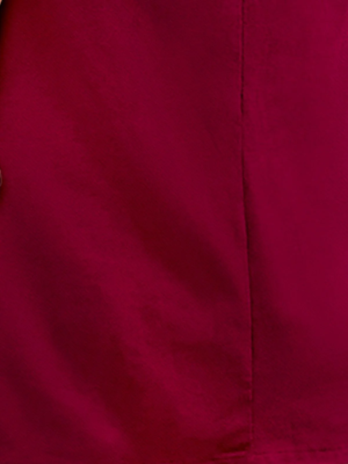 Odette Maroon Polyester Blend Solid Dress For Women - Image 4